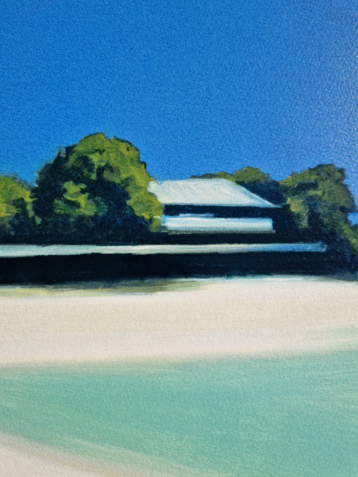 REUBEN COLLEY - Lagoon  (Unframed), Serigraph