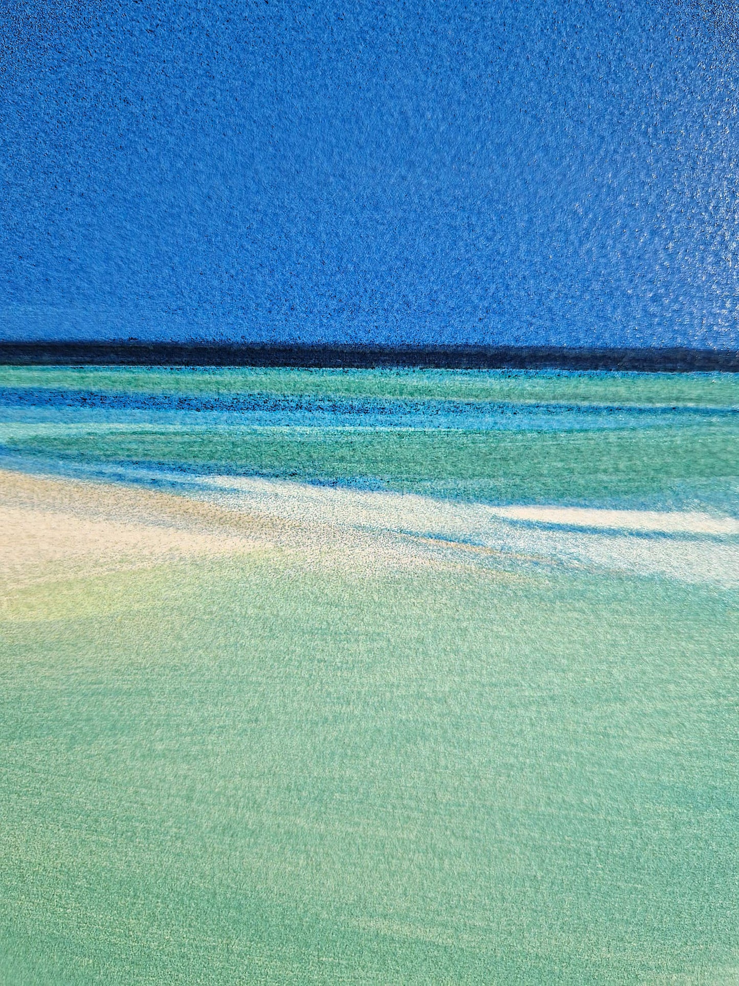 REUBEN COLLEY - Lagoon  (Unframed), Serigraph
