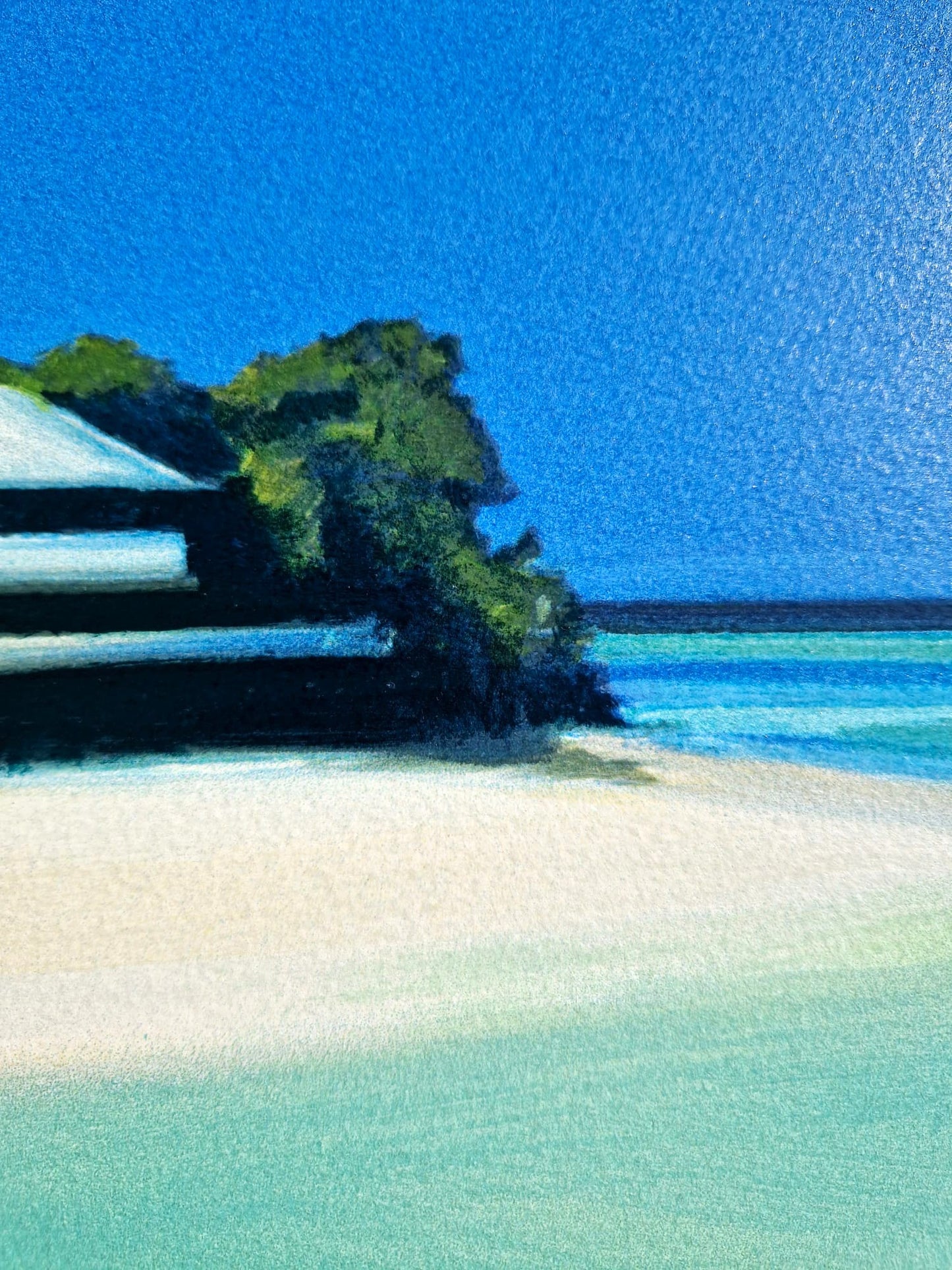 REUBEN COLLEY - Lagoon  (Unframed), Serigraph