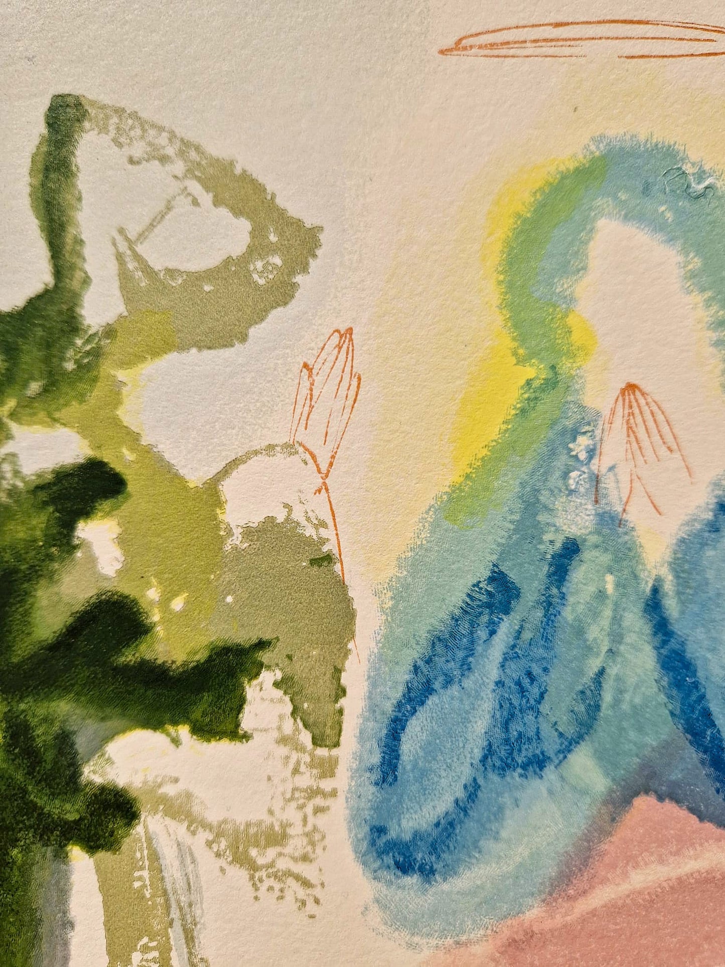 SALVADOR DALI - Prayer of Saint Bernard (Dante - Divine Comedy) (Unframed)