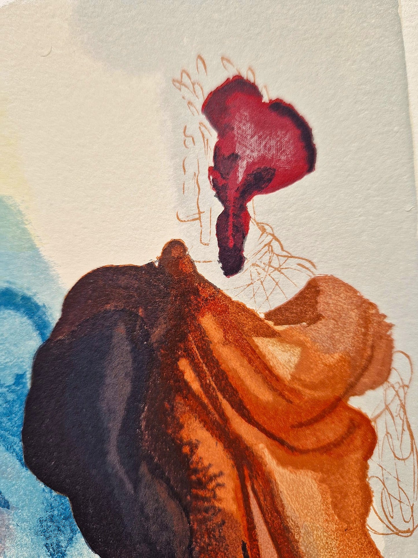 SALVADOR DALI - Prayer of Saint Bernard (Dante - Divine Comedy) (Unframed)