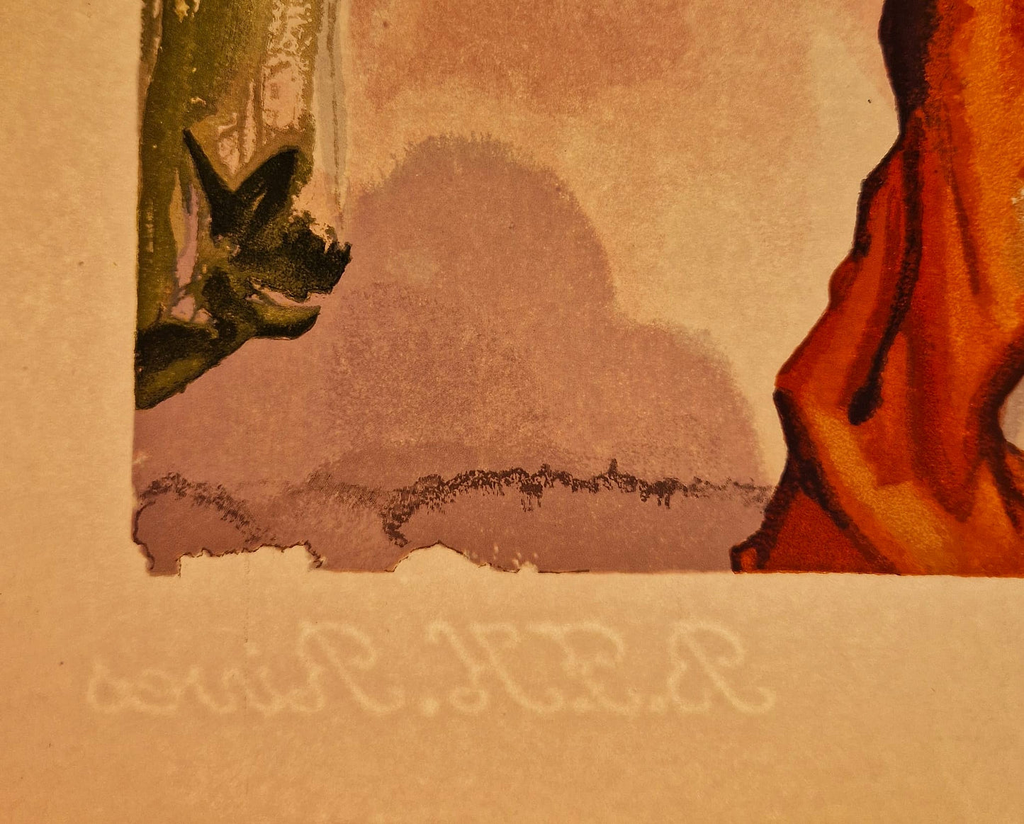 SALVADOR DALI - Prayer of Saint Bernard (Dante - Divine Comedy) (Unframed)