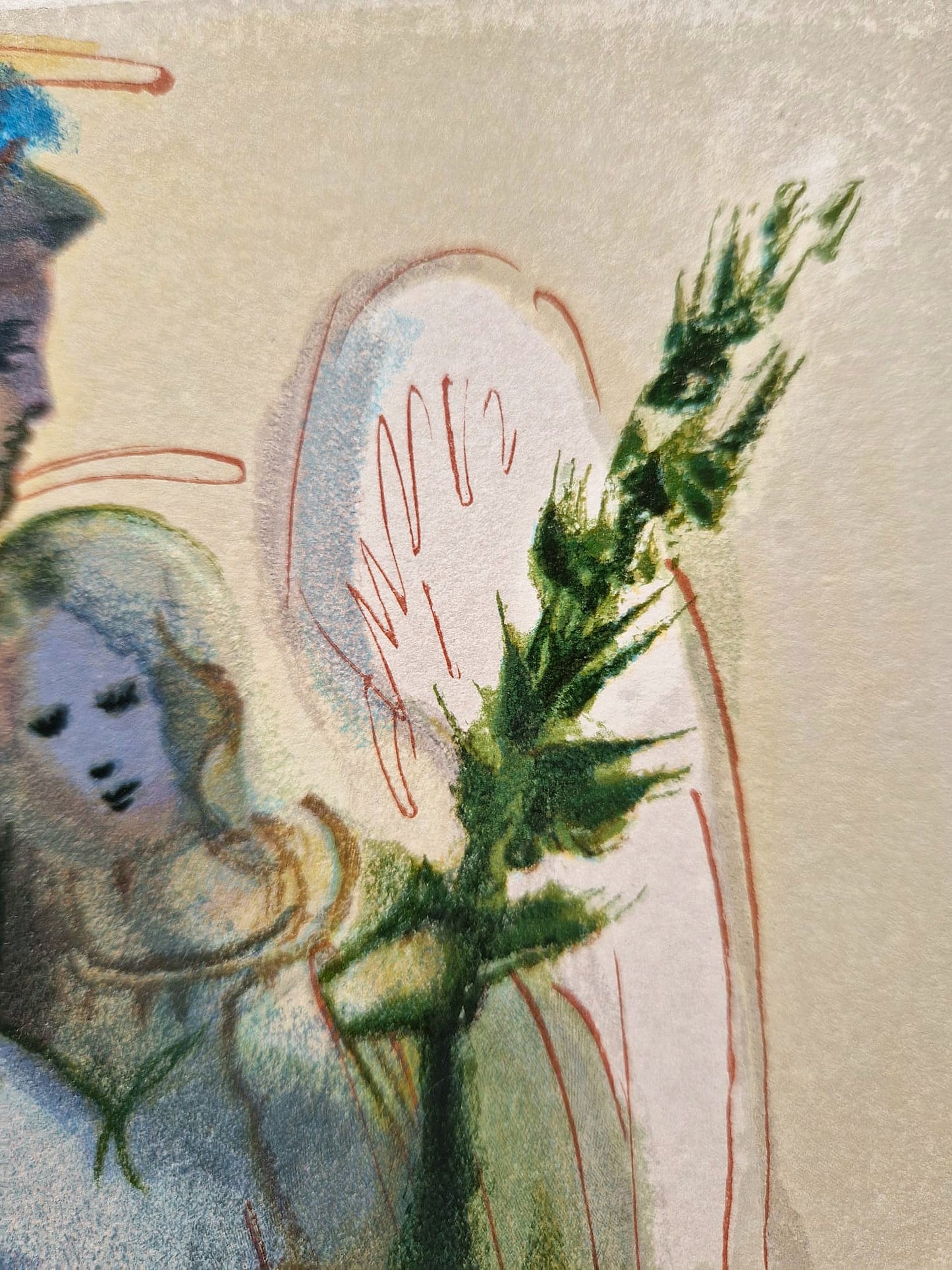 SALVADOR DALI -  Preparation for the Final Prayer (Dante - Divine Comedy) (Unframed)