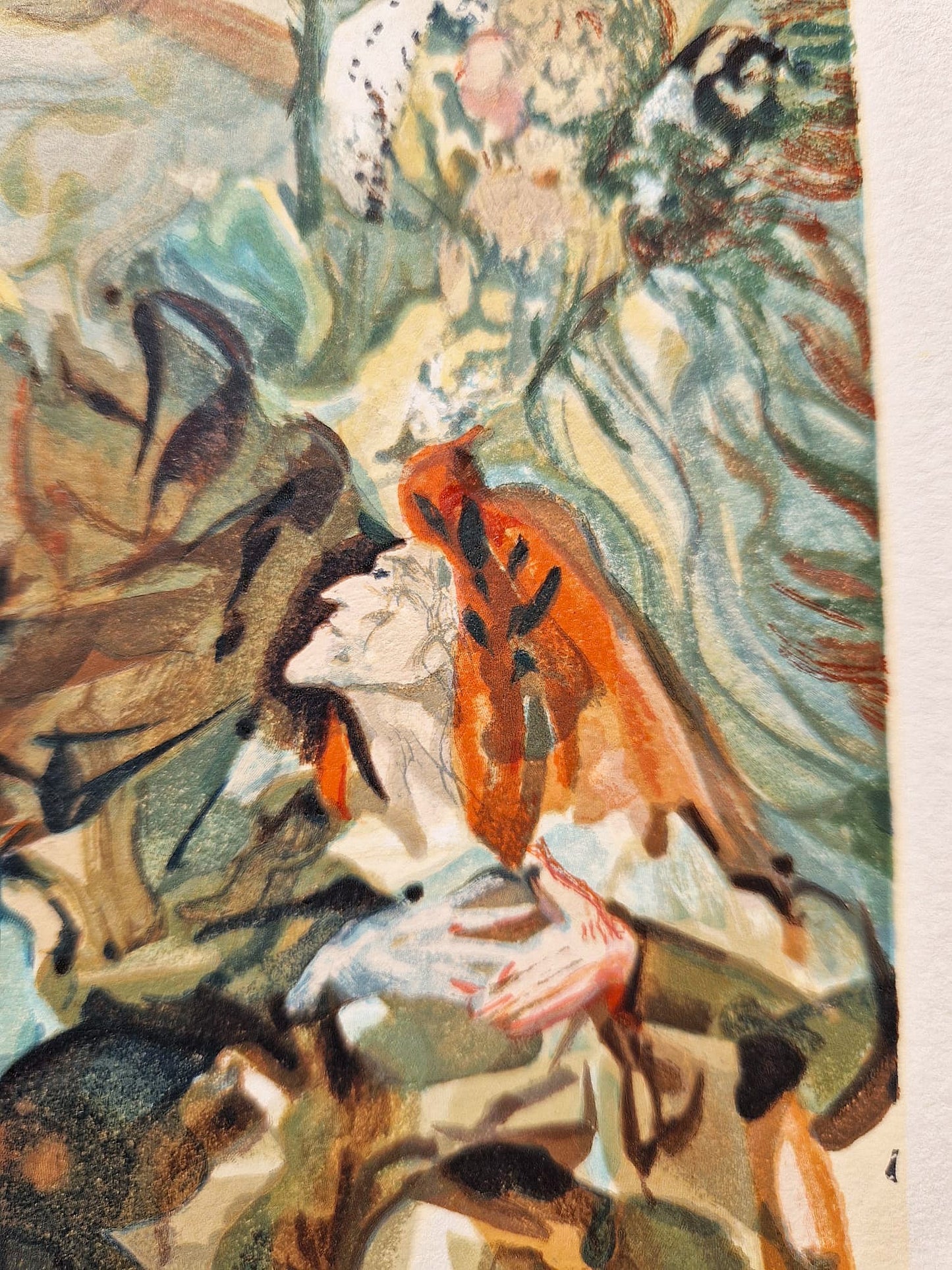 SALVADOR DALI - St. James and Hope (Dante - Divine Comedy) (Unframed) Woodcut