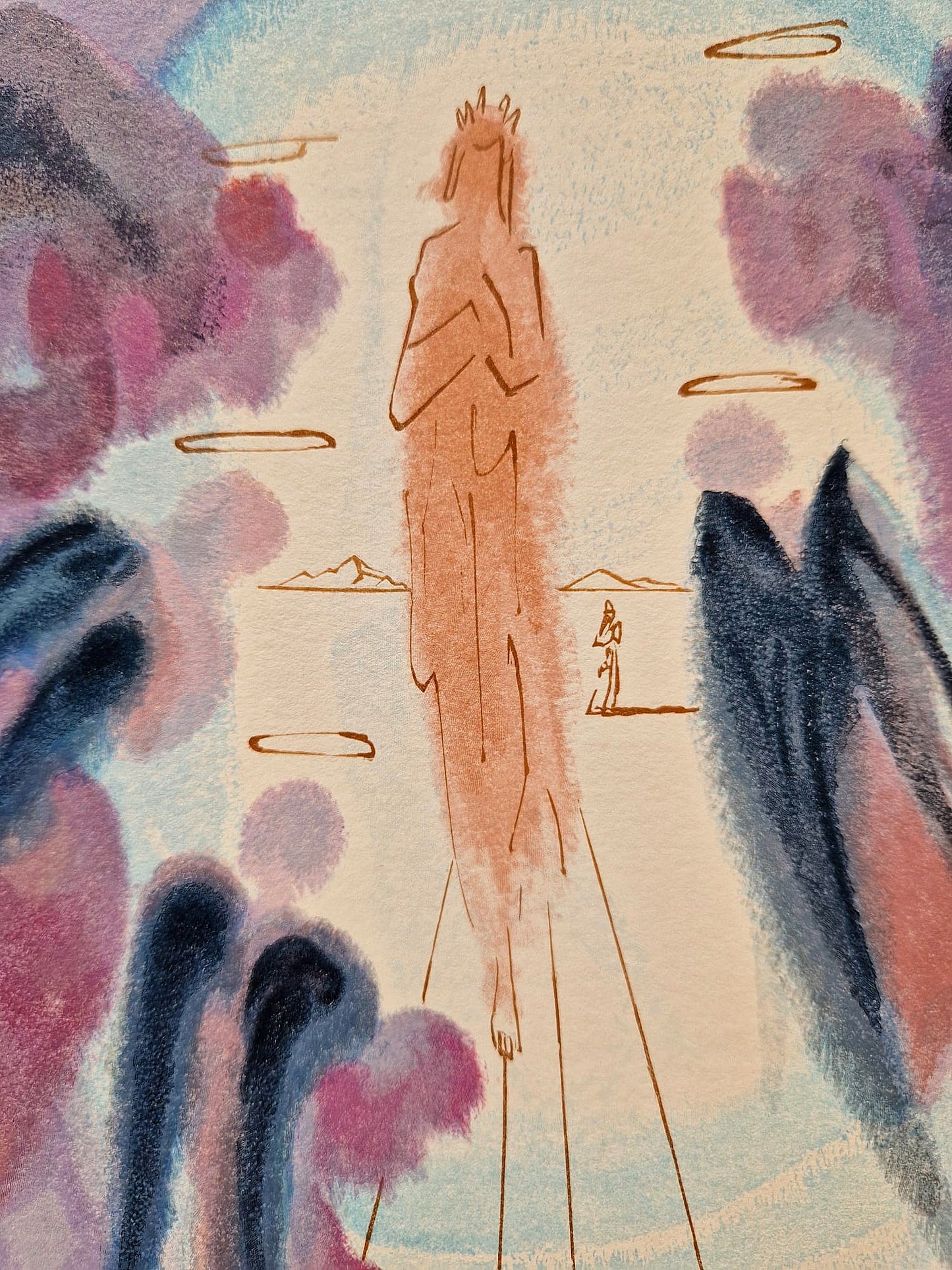 SALVADOR DALI - Radosť blahoslavených (Dante - Božská komédia) (Bez rámu)