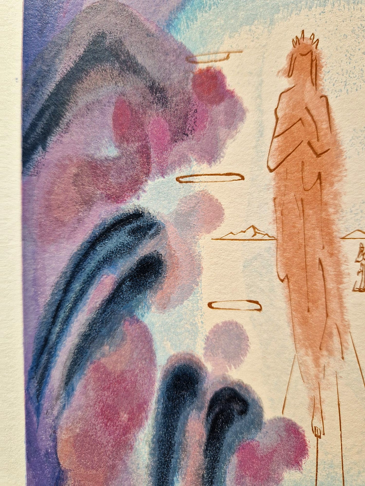 SALVADOR DALI - Radosť blahoslavených (Dante - Božská komédia) (Bez rámu)