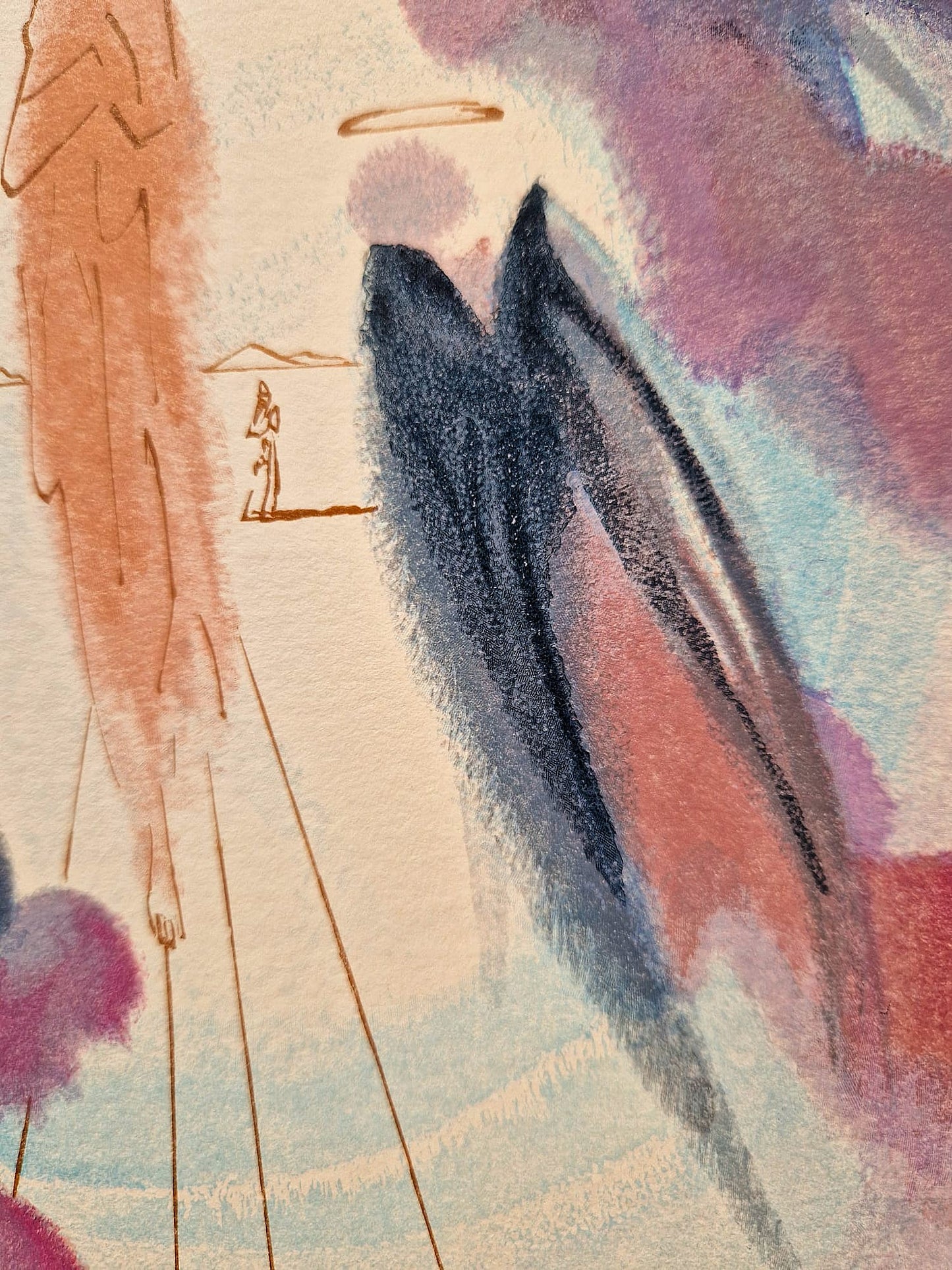 SALVADOR DALI - Radosť blahoslavených (Dante - Božská komédia) (Bez rámu)