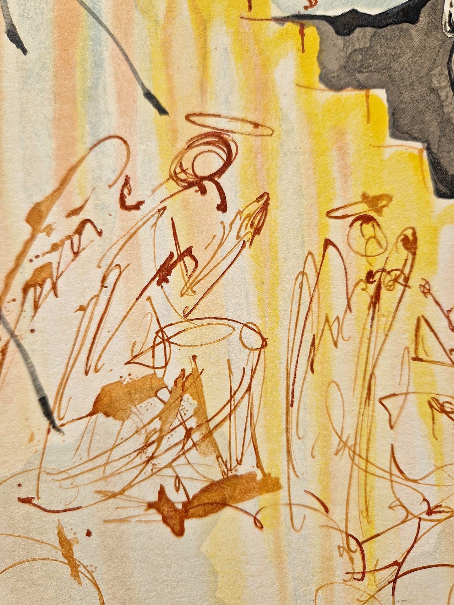SALVADOR DALI - Nebeské schodisko (Dante - Božská komédia) (Bez rámu) Drevoryt