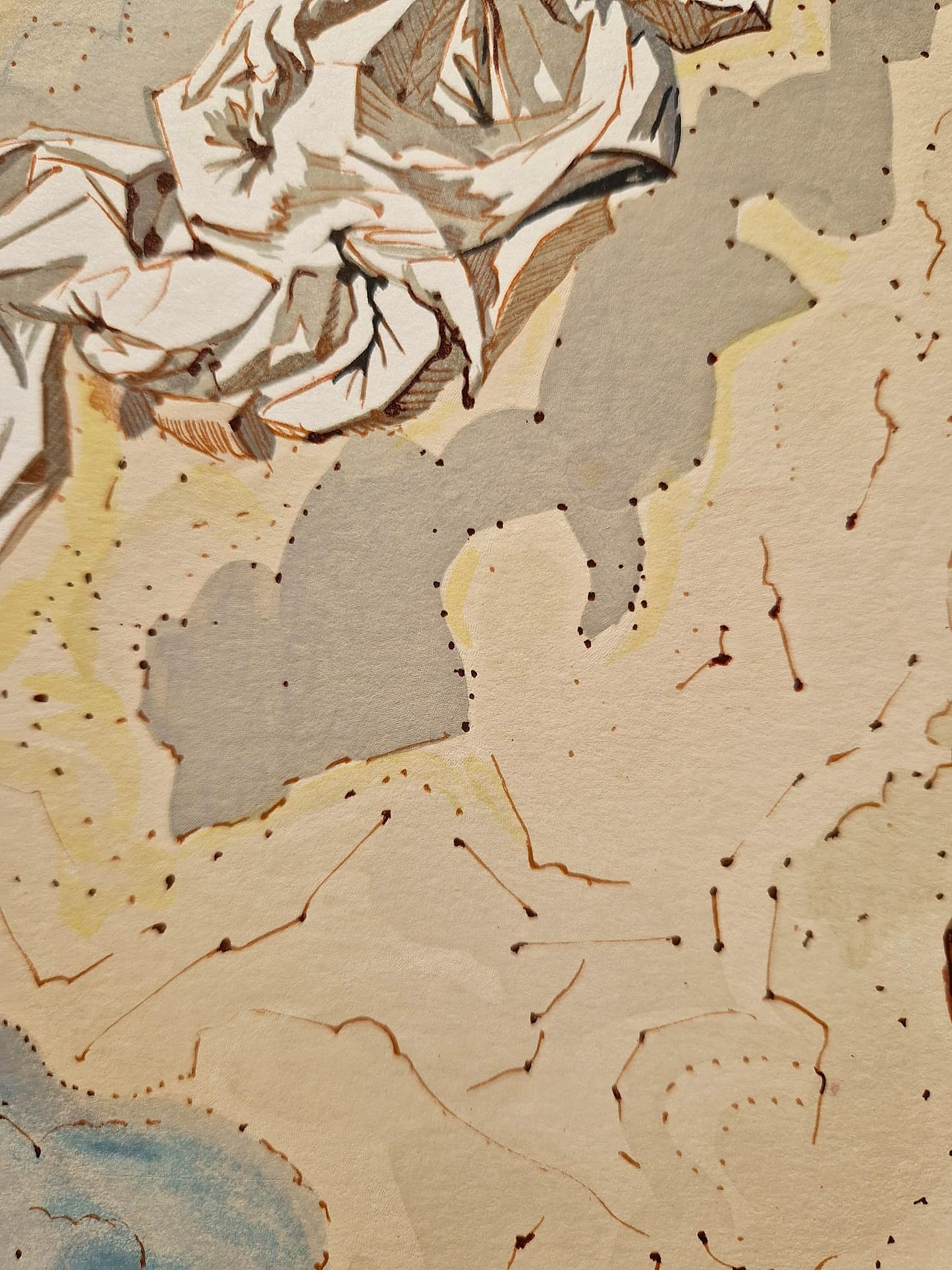 SALVADOR DALI - Constellation of Blessed Spirits  (Dante - Divine Comedy) (Unframed)