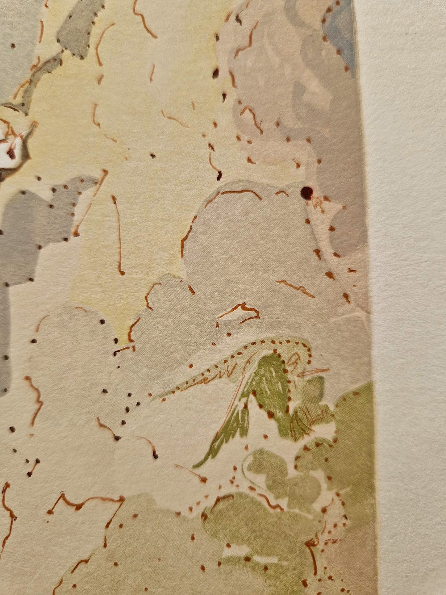 SALVADOR DALI - Constellation of Blessed Spirits  (Dante - Divine Comedy) (Unframed)