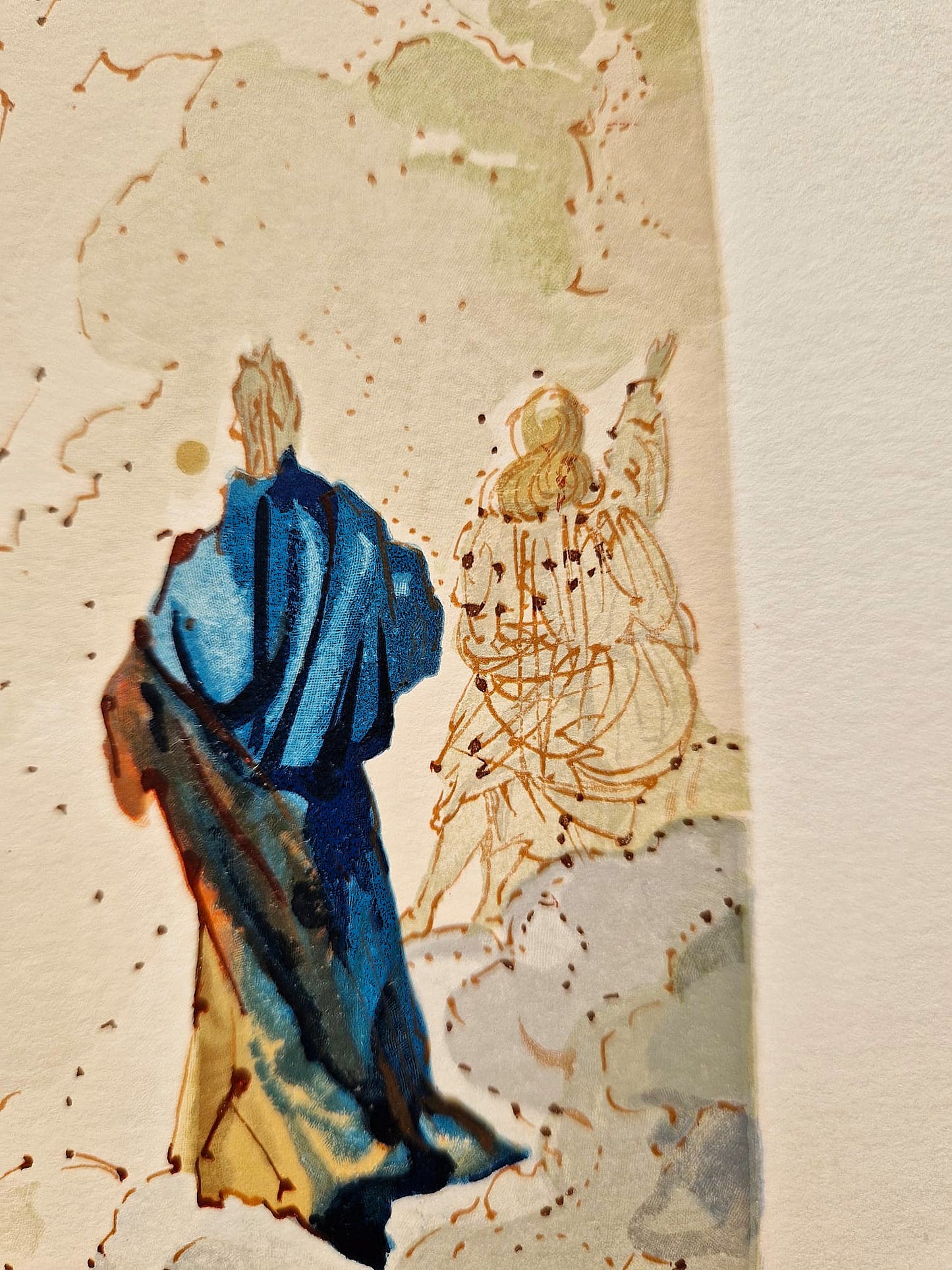 SALVADOR DALI - Constellation of Blessed Spirits  (Dante - Divine Comedy) (Unframed)