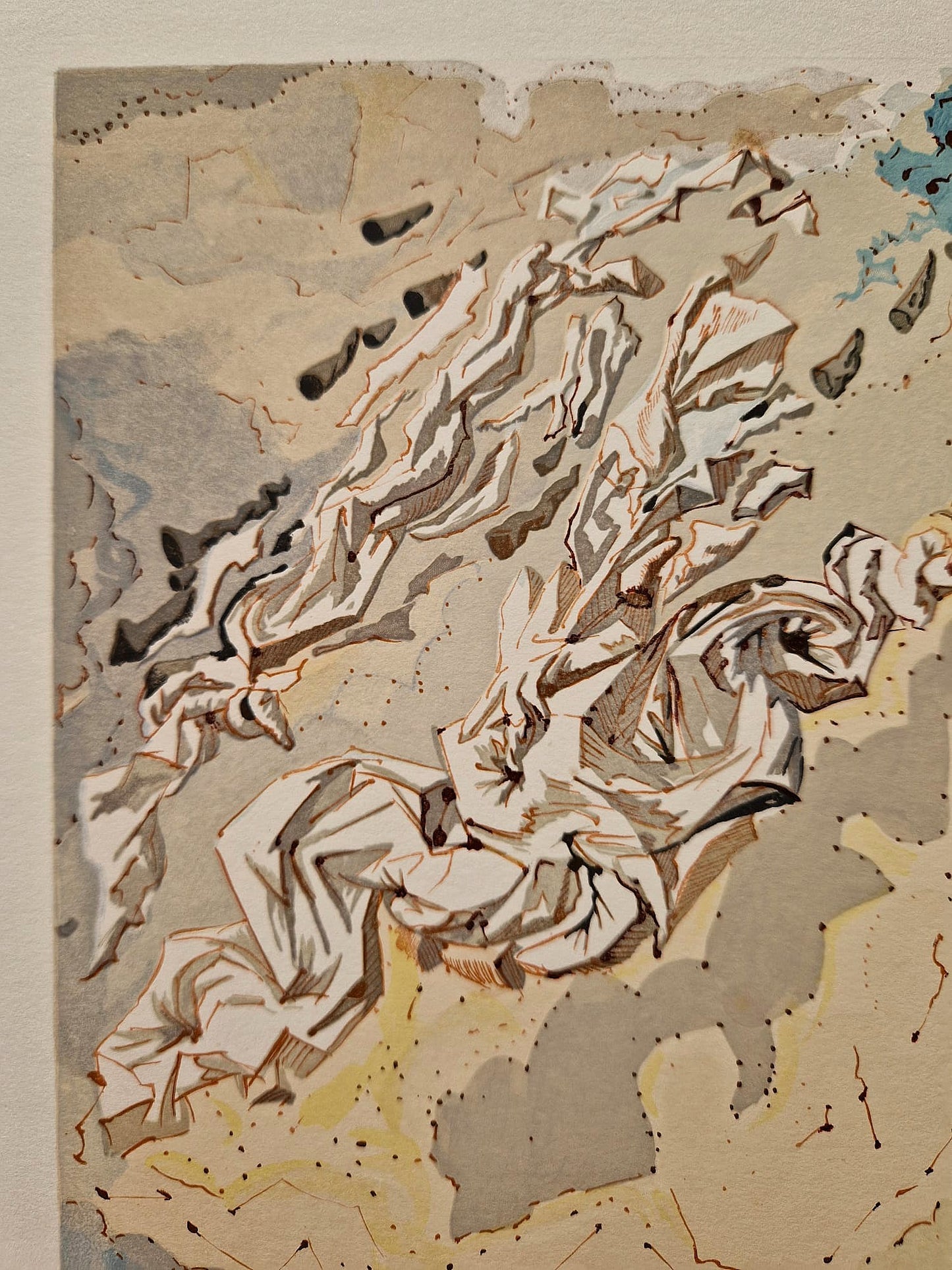 SALVADOR DALI - Constellation of Blessed Spirits  (Dante - Divine Comedy) (Unframed)