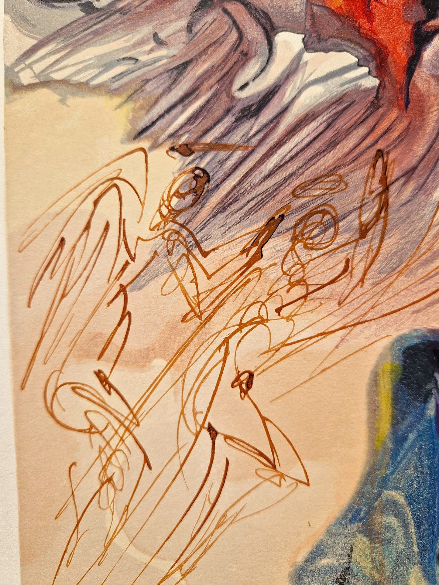 SALVADOR DALI - Reč vtáčieho raja (Dante - Božská komédia) (Bez rámu)
