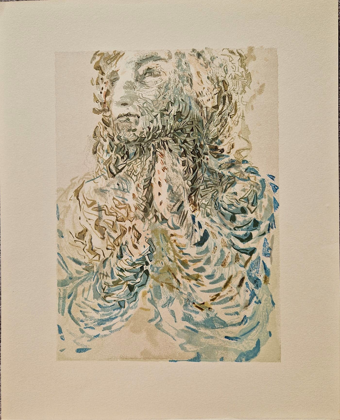 SALVADOR DALI - Cacciaguida Sees in God Dante's Exile  (Dante - Divine Comedy) (Unframed)