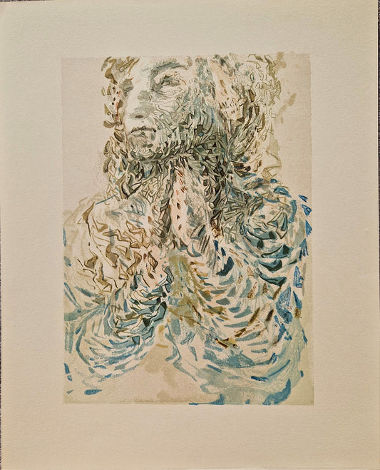 SALVADOR DALI - Cacciaguida Sees in God Dante's Exile  (Dante - Divine Comedy) (Unframed)
