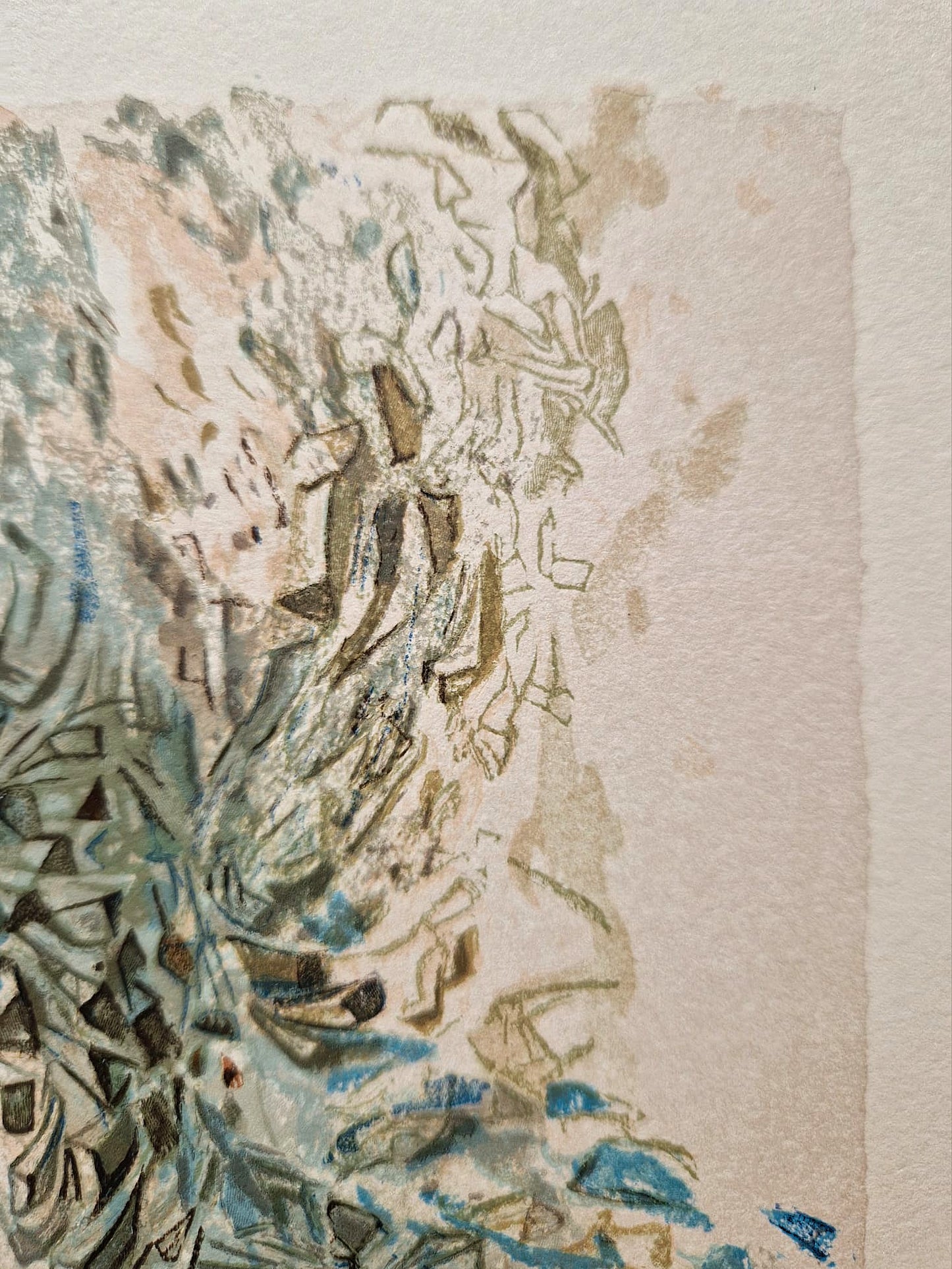 SALVADOR DALI - Cacciaguida Sees in God Dante's Exile  (Dante - Divine Comedy) (Unframed)