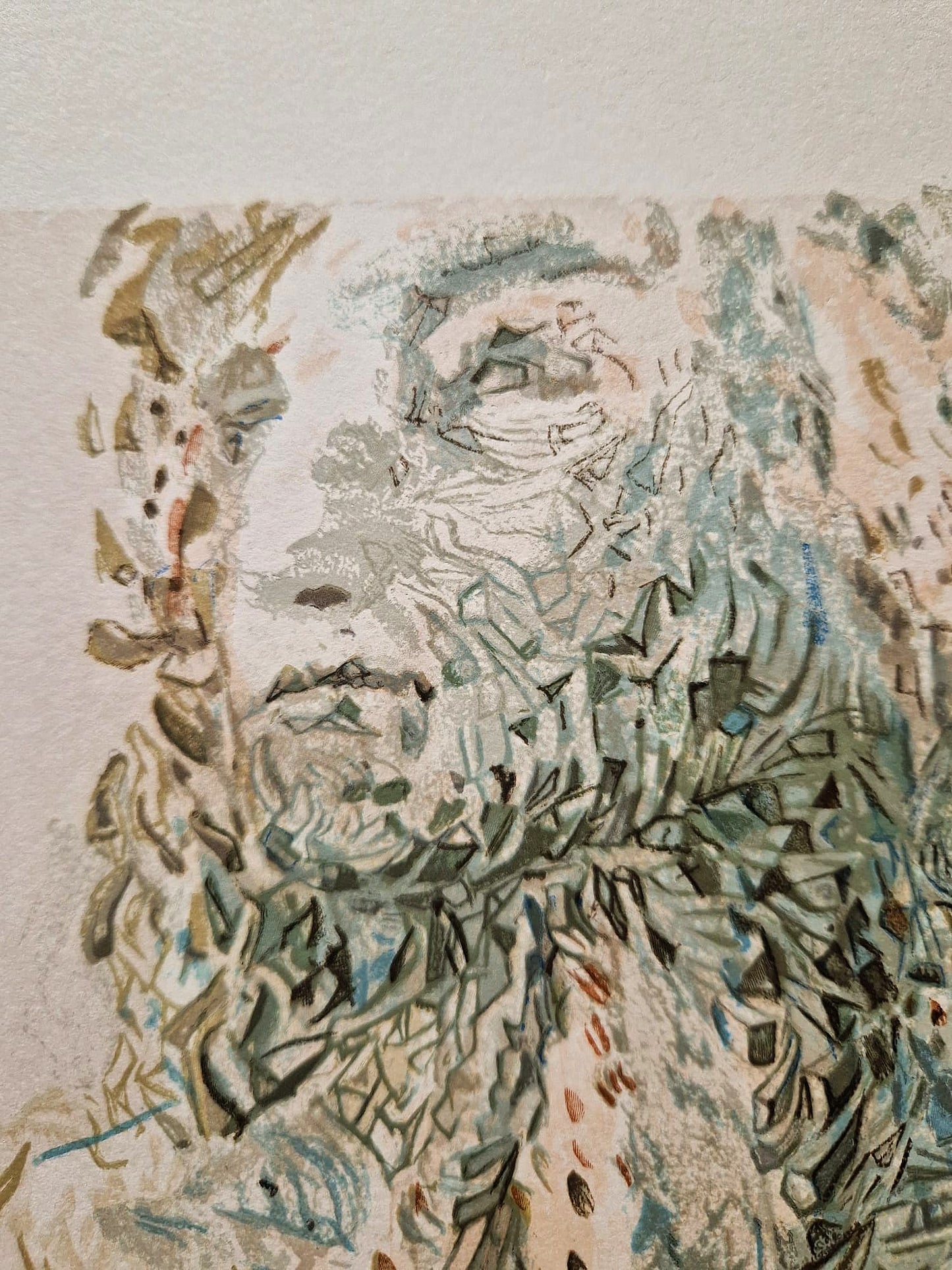 SALVADOR DALI - Cacciaguida Sees in God Dante's Exile  (Dante - Divine Comedy) (Unframed)