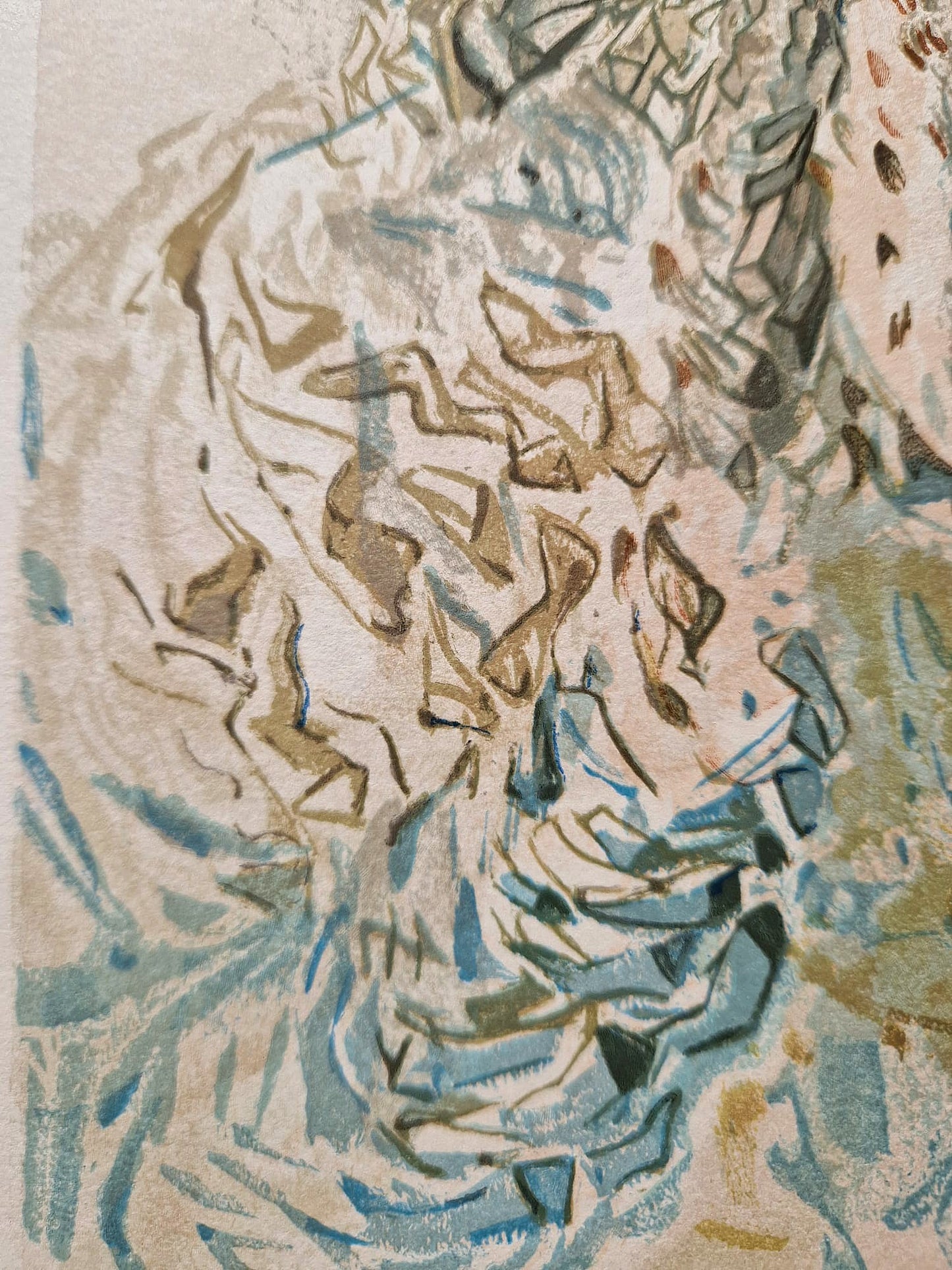 SALVADOR DALI - Cacciaguida Sees in God Dante's Exile  (Dante - Divine Comedy) (Unframed)