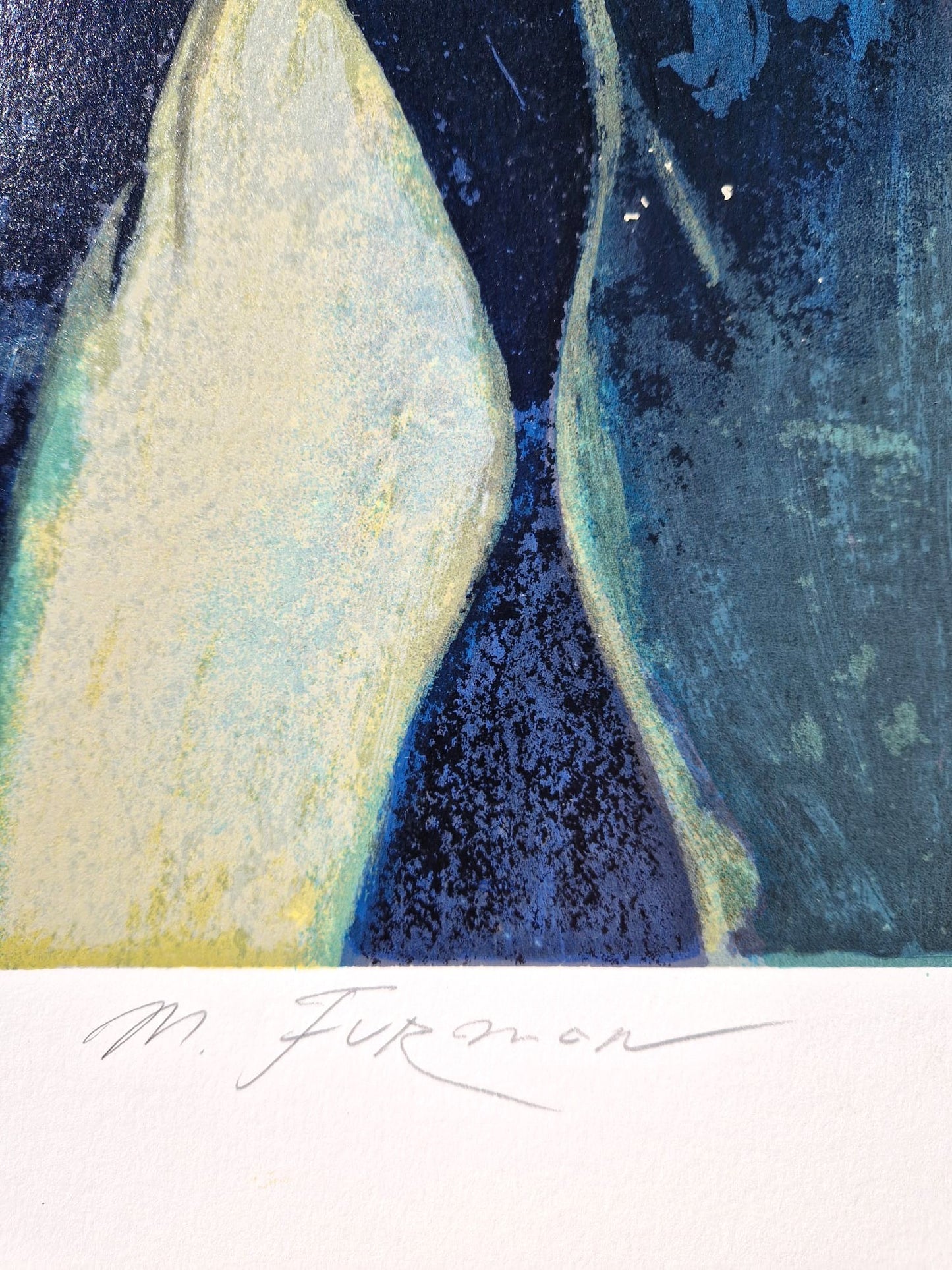 MARK FURMAN – Berlín 20. (Nerámovaná) Litografia