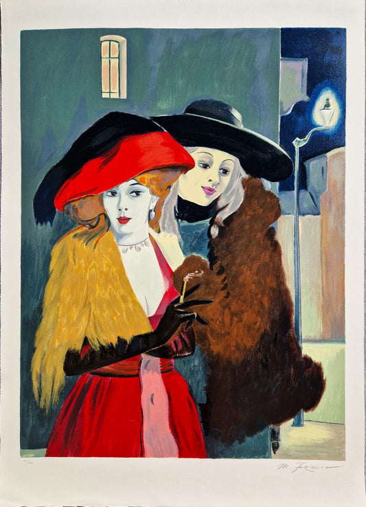 MARK FURMAN - Night walk (Unframed) Lithograph