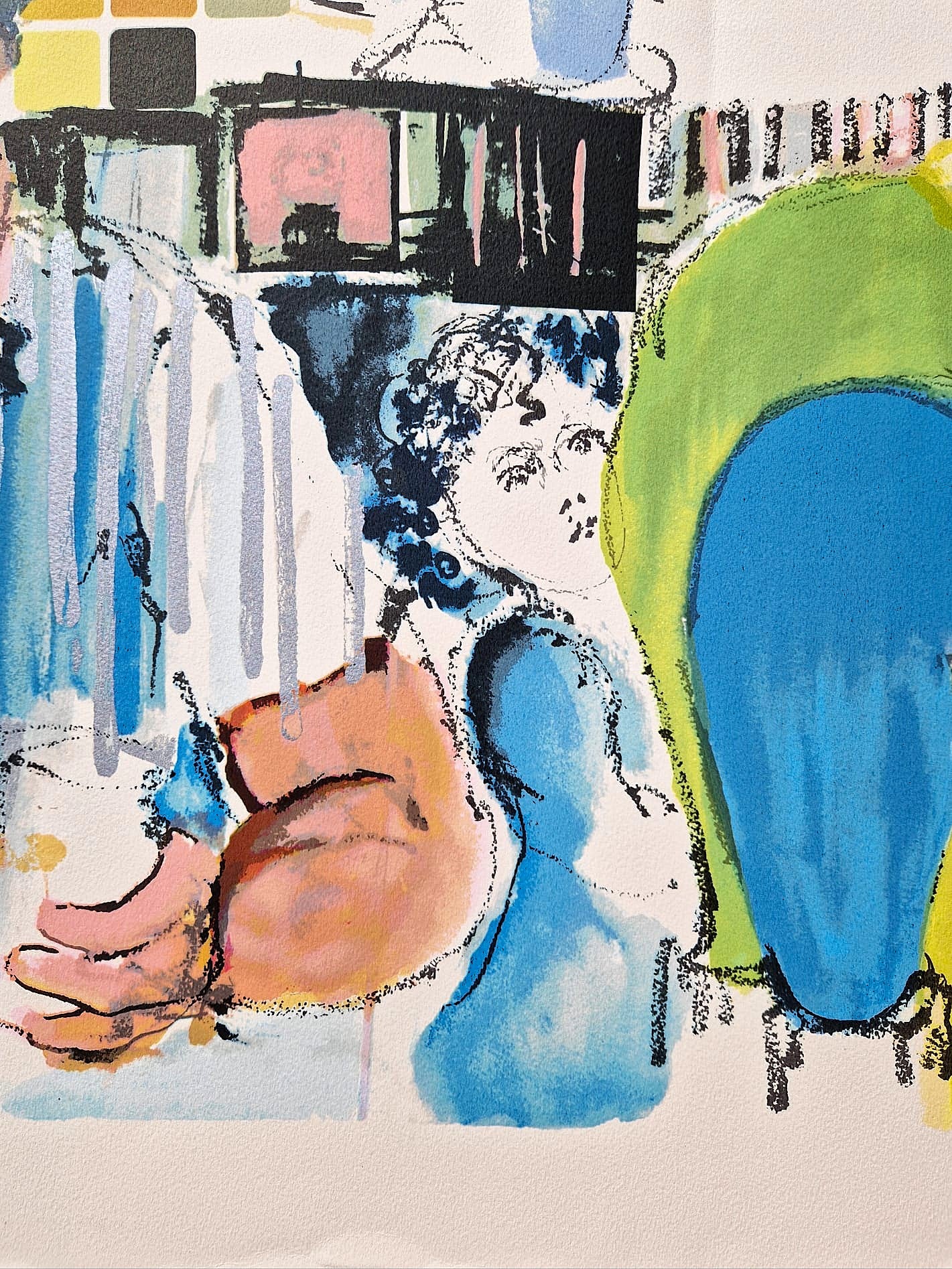 BATIA MAGAL - Getting Together (DISCOUNT!) (Unframed) Lithograph