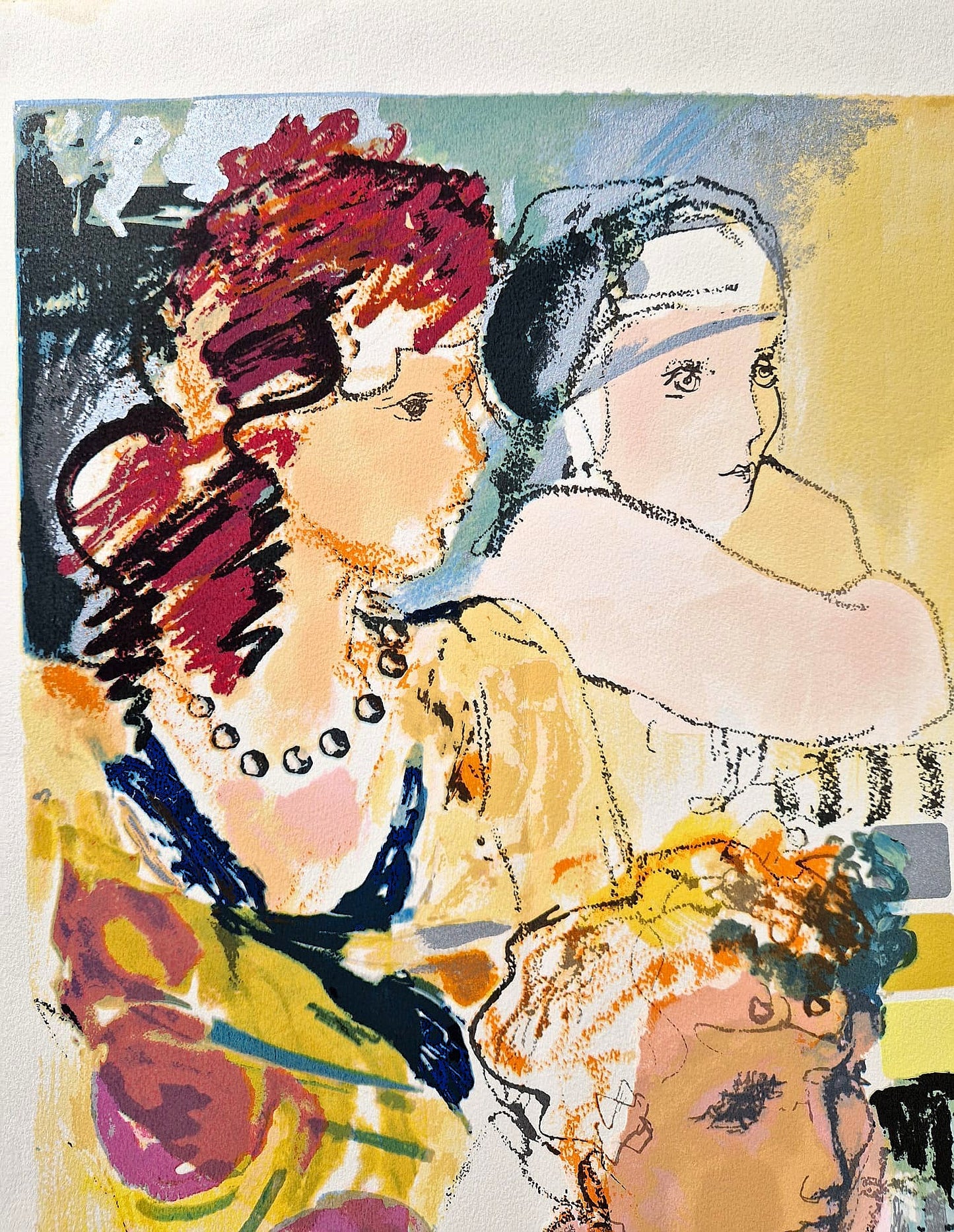 BATIA MAGAL - Getting Together (DISCOUNT!) (Unframed) Lithograph