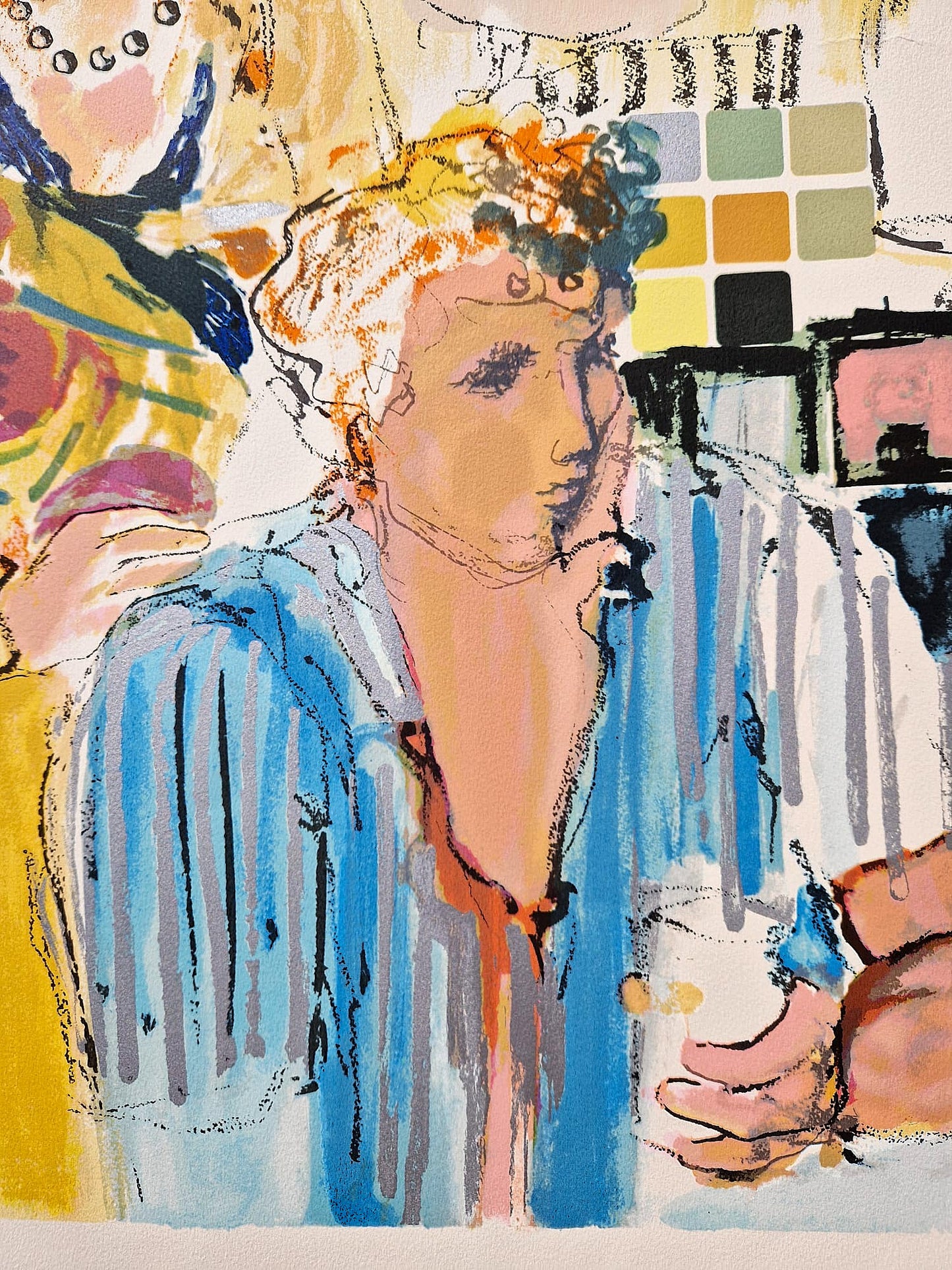 BATIA MAGAL - Getting Together (DISCOUNT!) (Unframed) Lithograph