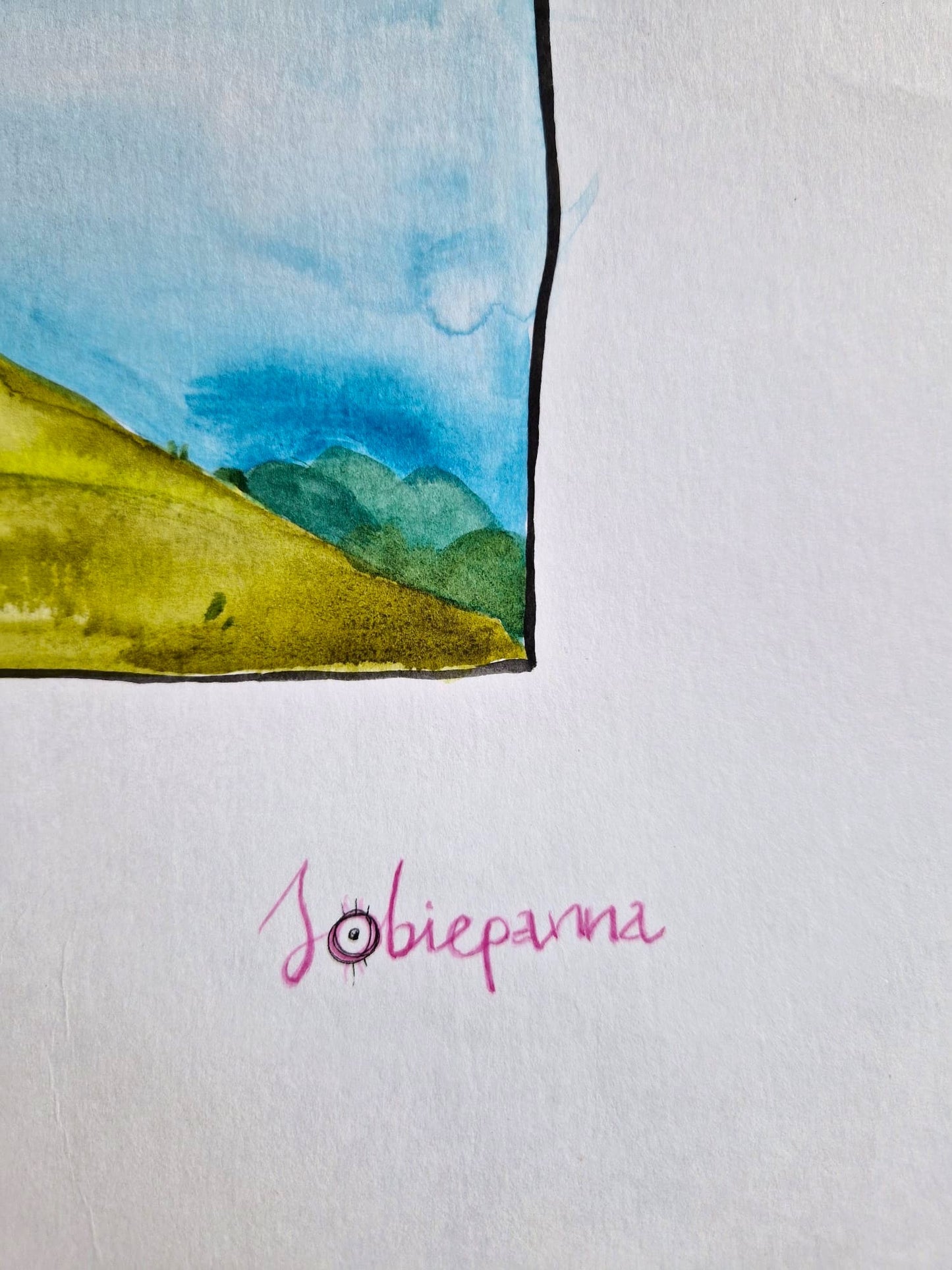 SOBIEPANNA - Líškin sen (ORIGINÁL – Akvarel) (Nerámované)