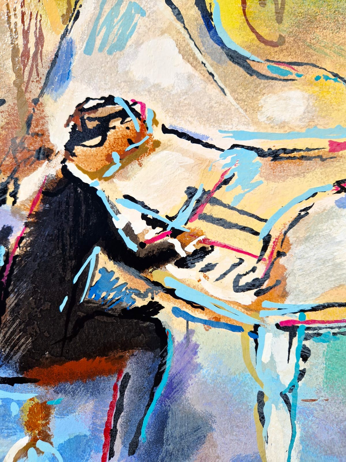 MICHAEL ROZENVAIN - Musical Florence (Unframed) Serigraph