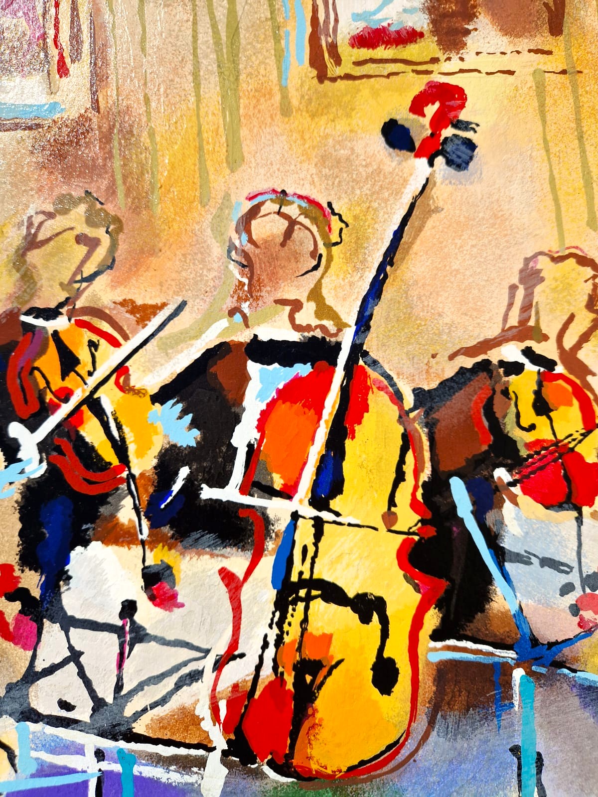 MICHAEL ROZENVAIN - Musical Florence (Unframed) Serigraph