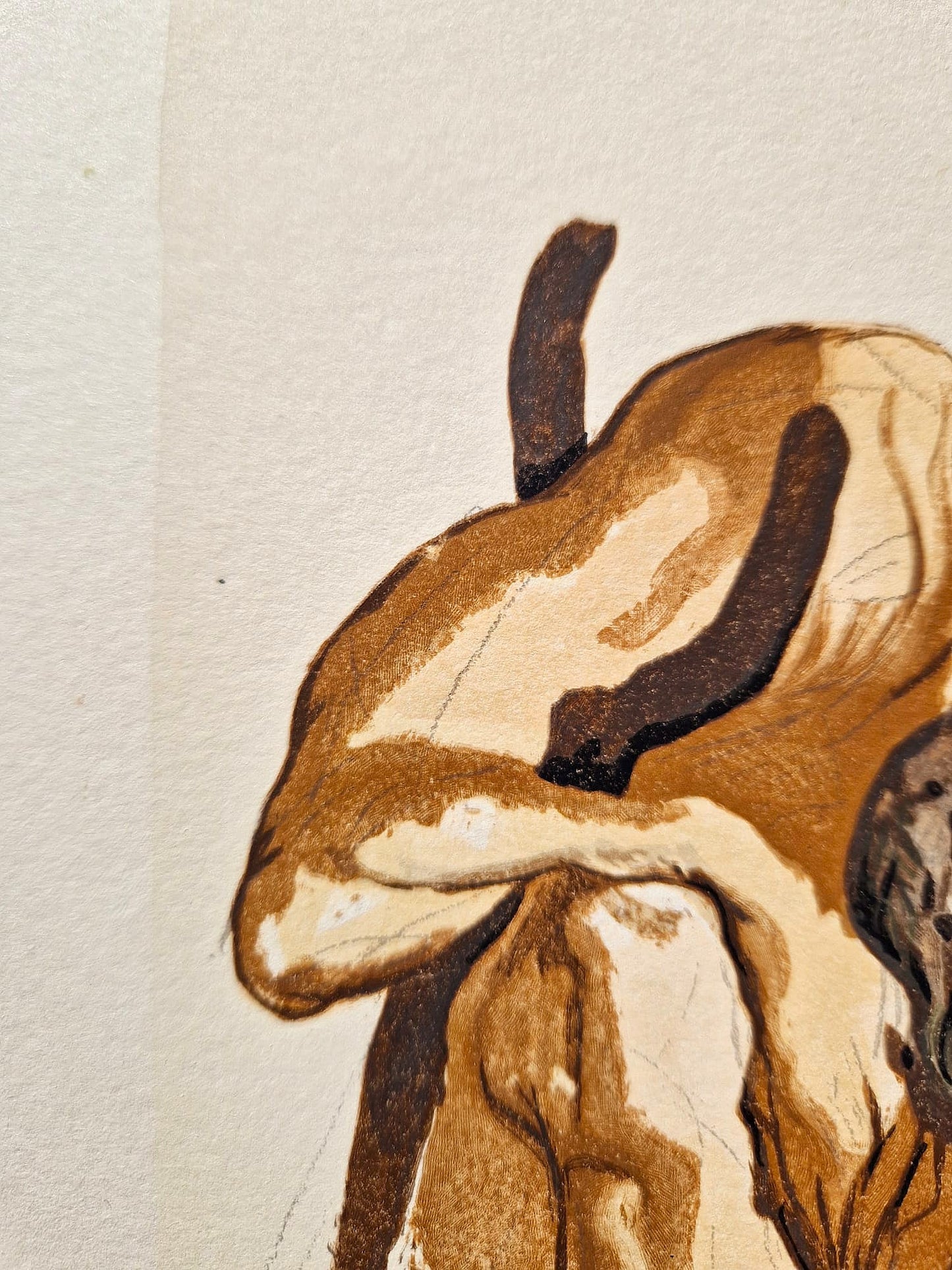 SALVADOR DALI - Zákon lezenia (Dante - Božská komédia) (Bez rámu)