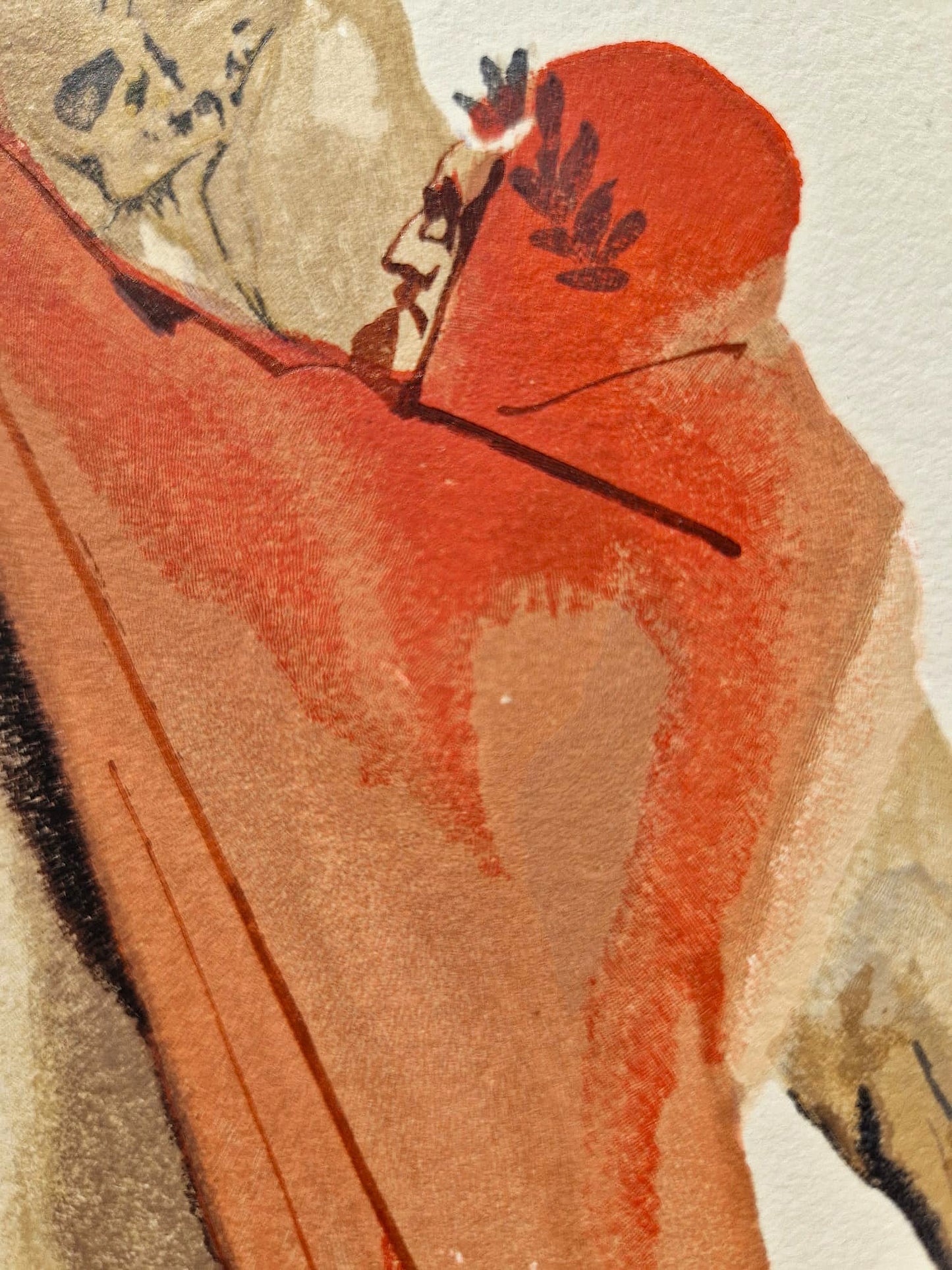 SALVADOR DALI - Vergíliove výčitky (Dante - Božská komédia) (Bez rámu)