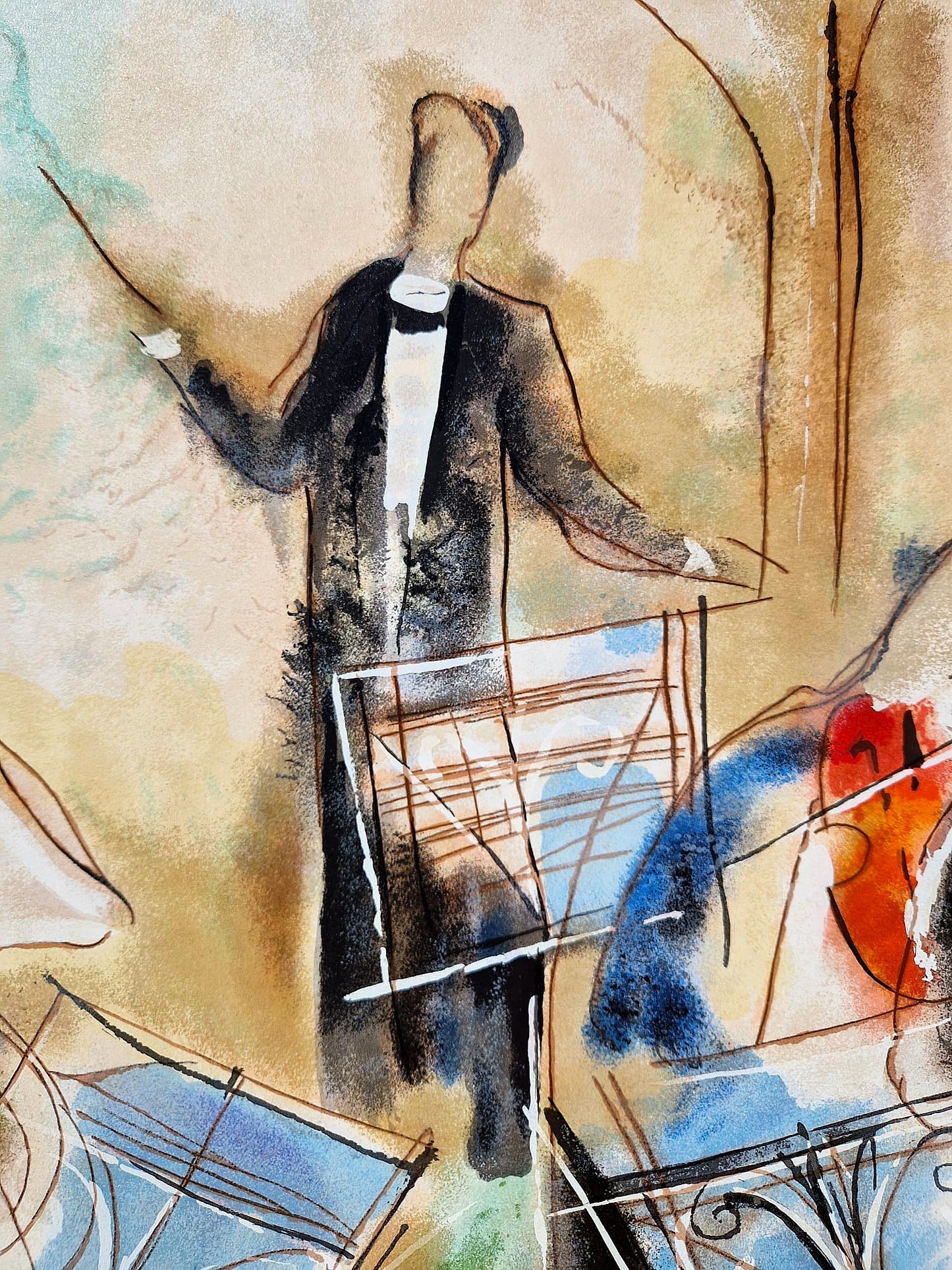 MICHAEL ROZENVAIN - Gala Performance. (Unframed) Serigraph