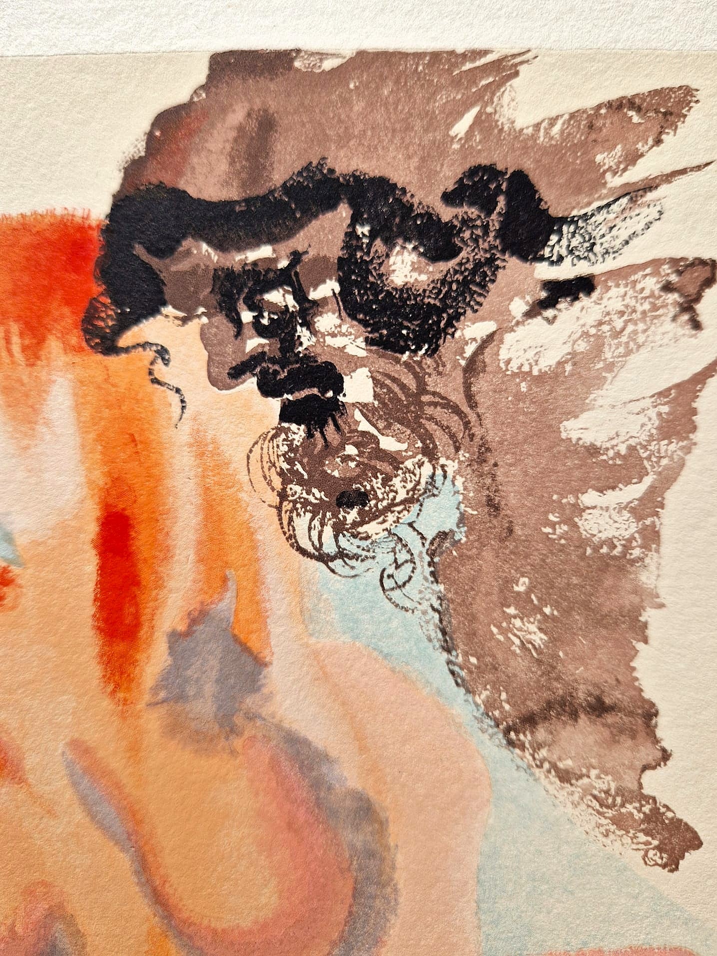SALVADOR DALI - Lenivci (Dante - Božská komédia) (Bez rámu)