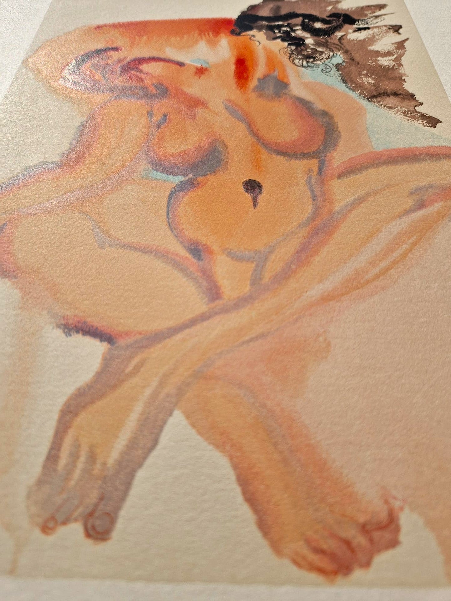 SALVADOR DALI - Lenivci (Dante - Božská komédia) (Bez rámu)