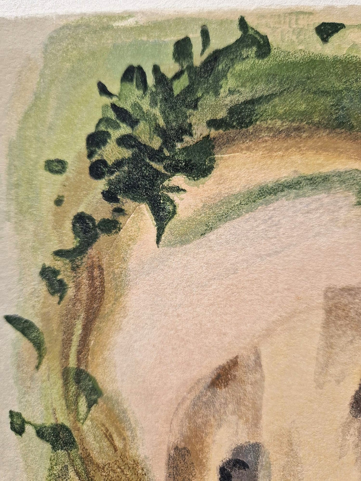 SALVADOR DALI - Virgil’s face  (Dante - Divine Comedy) (Unframed)
