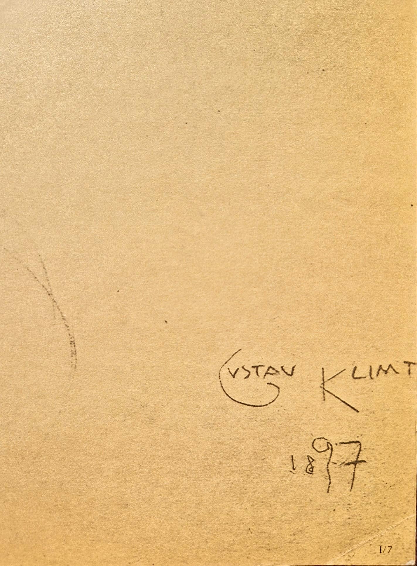GUSTAV KLIMT - Portrét mladej ženy (bez rámu), litografická tlač