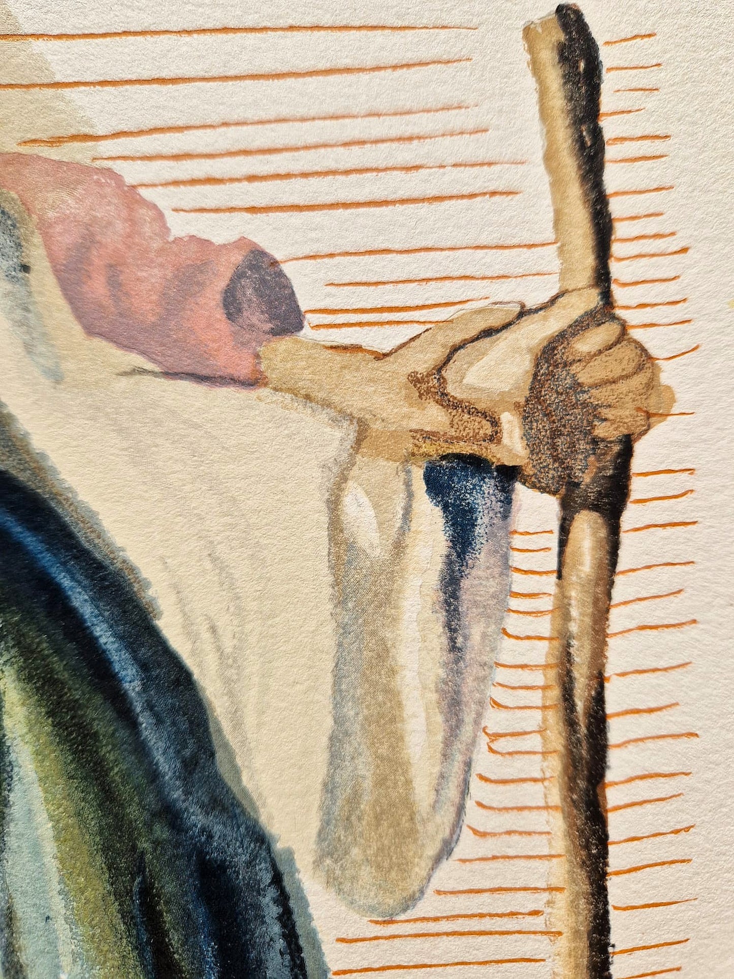 SALVADOR DALI - Slepý pre závisť (Dante - Božská komédia) (Bez rámu) Drevoryt