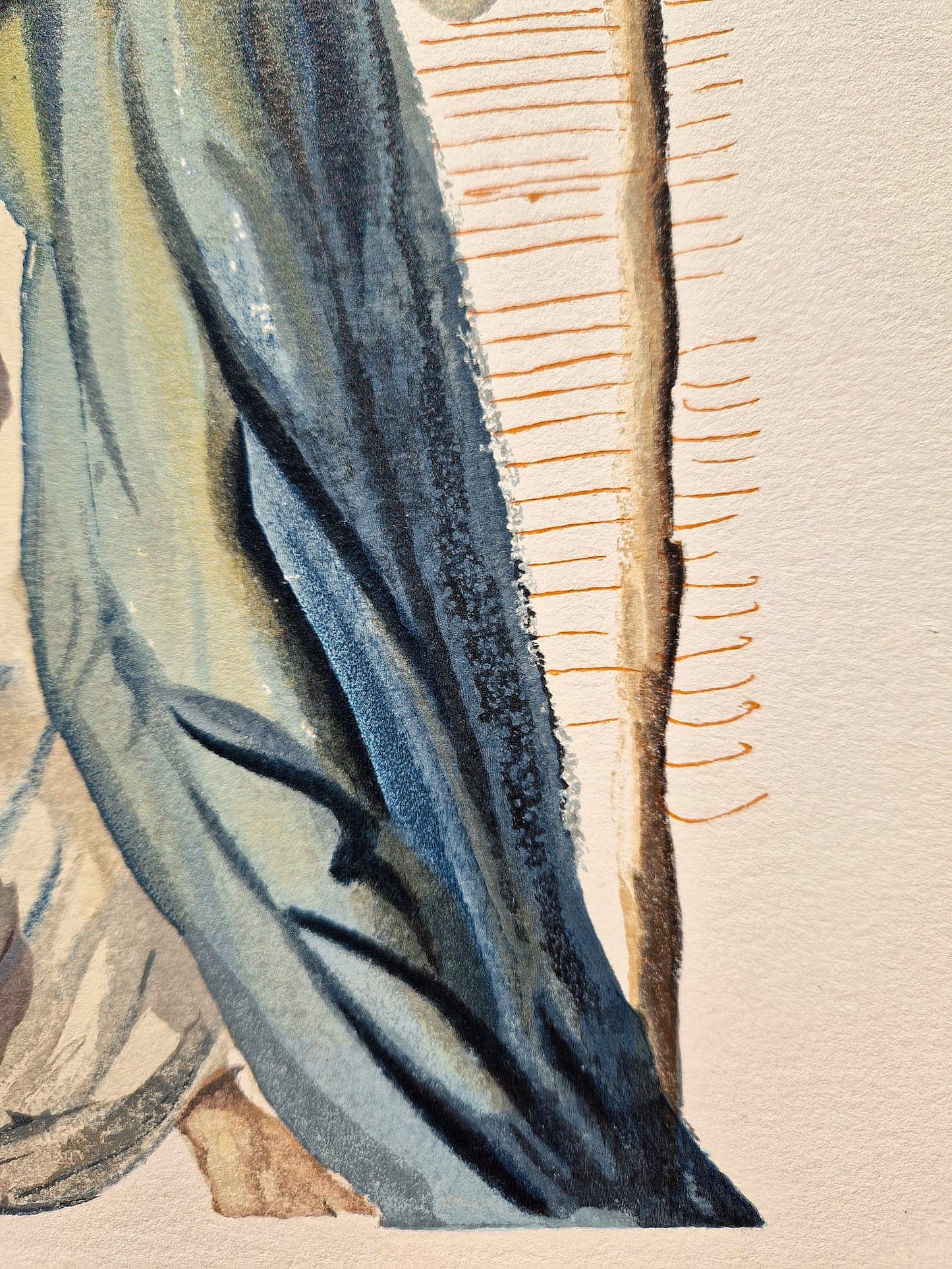SALVADOR DALI - Slepý pre závisť (Dante - Božská komédia) (Bez rámu) Drevoryt