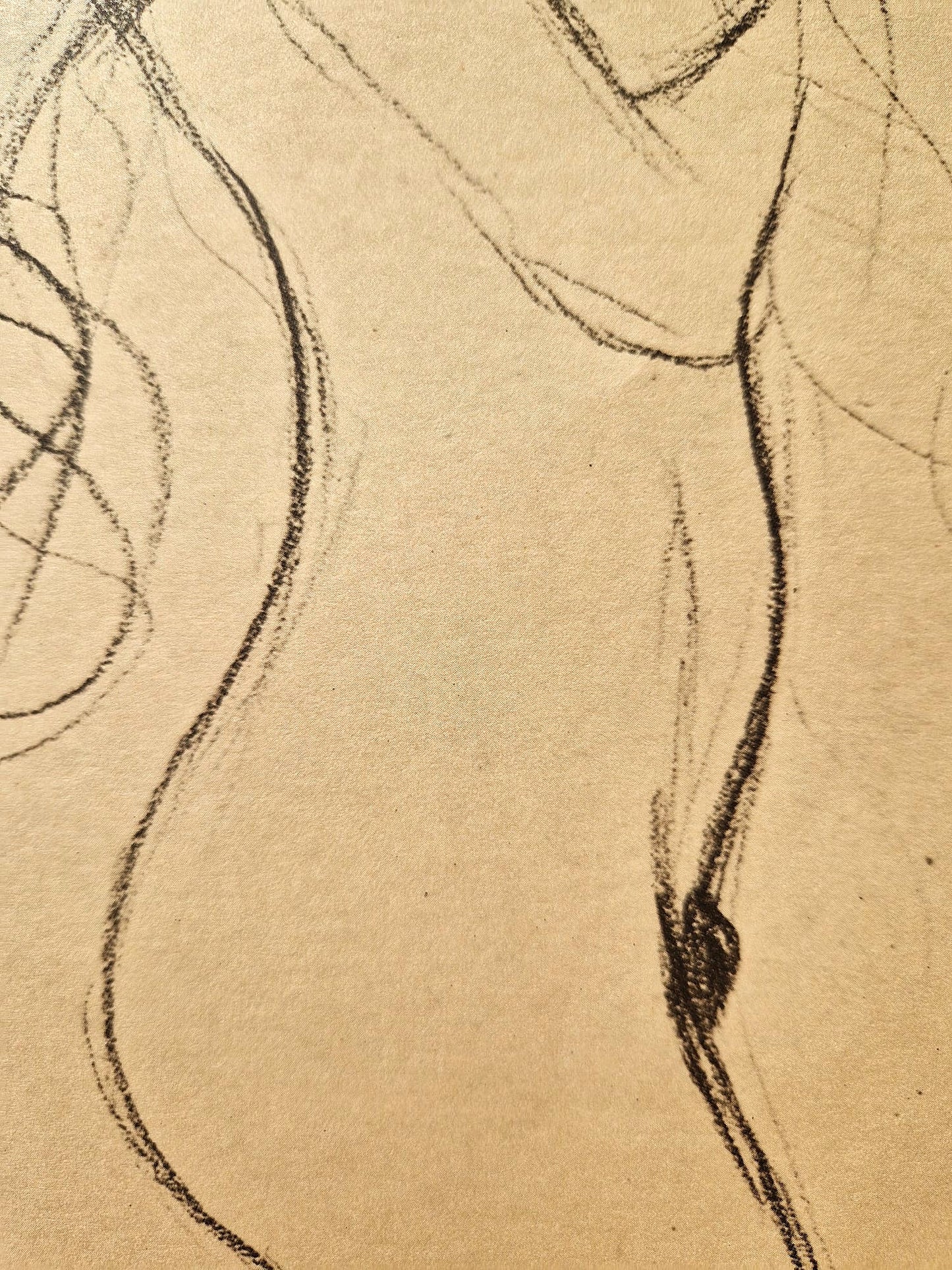 GUSTAV KLIMT - Stojaca ženská postava z profilu II (bez rámu), litografická tlač