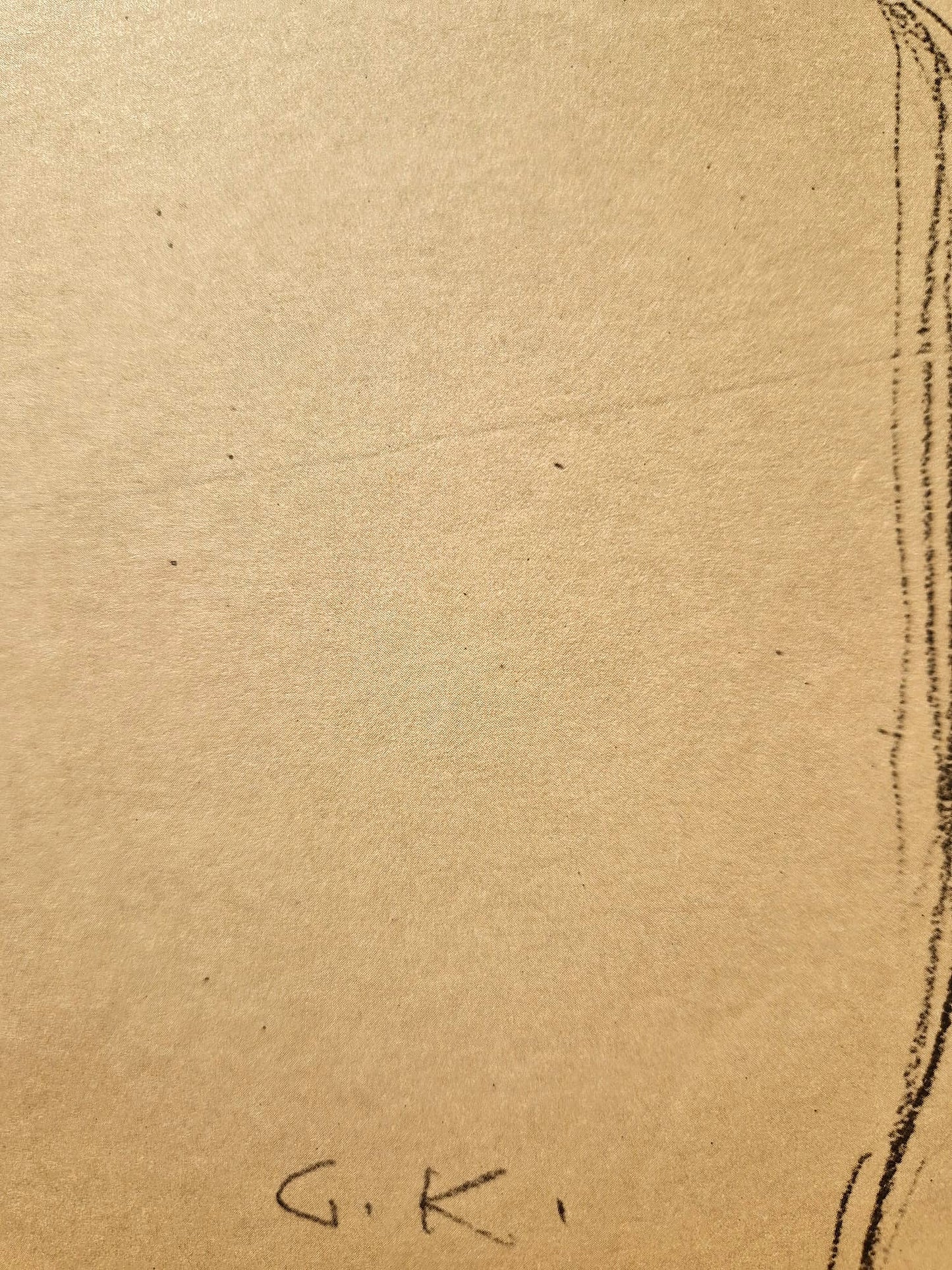 GUSTAV KLIMT - Stojaca ženská postava z profilu II (bez rámu), litografická tlač