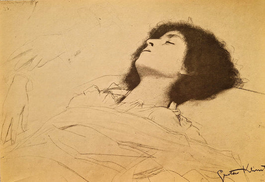 GUSTAV KLIMT – Štúdia pre Mŕt*u Júliu (Bez rámu), litografická tlač