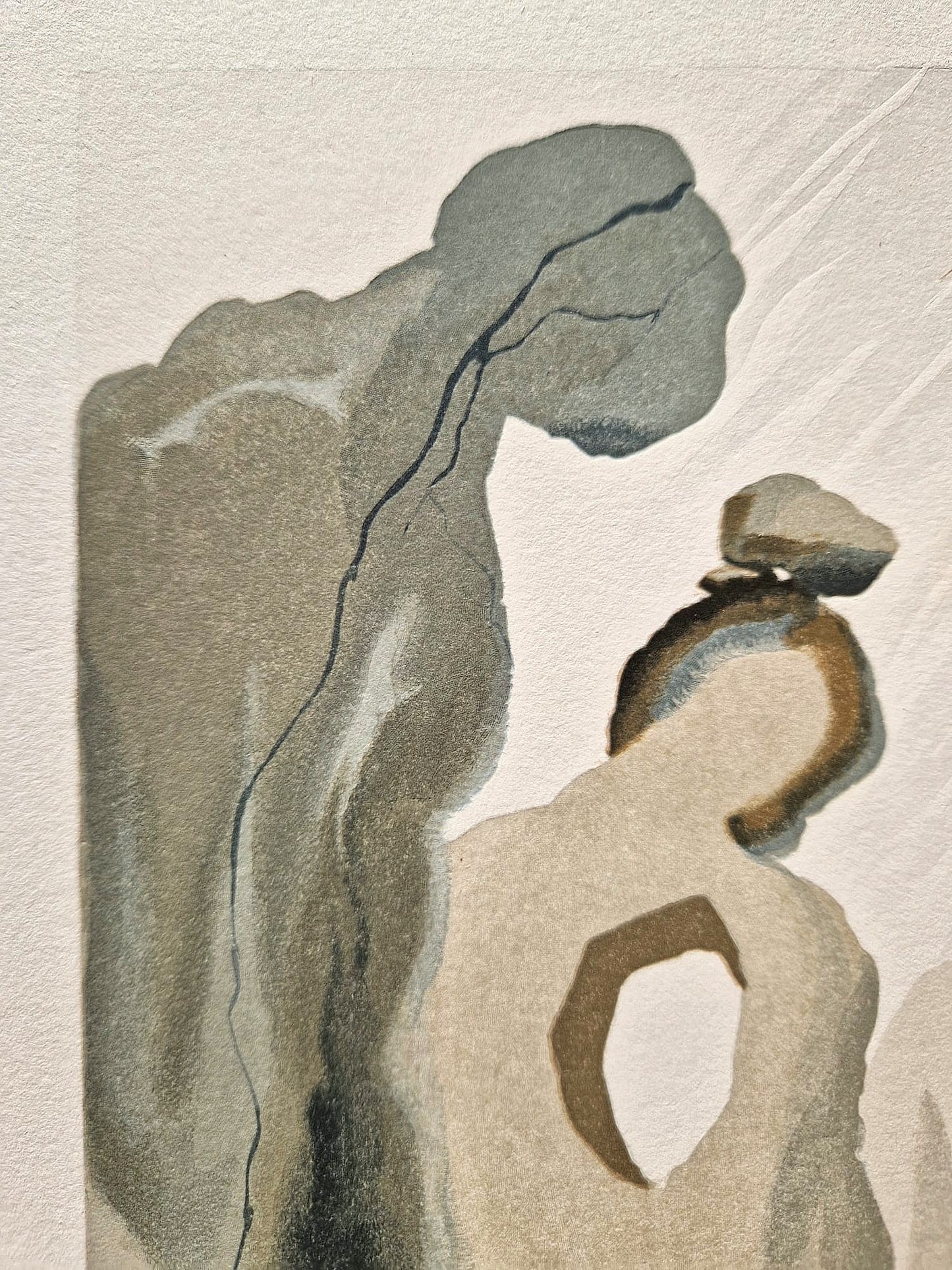SALVADOR DALI - Závistiaci očistca (Dante - Božská komédia) (Bez rámu) Drevoryt
