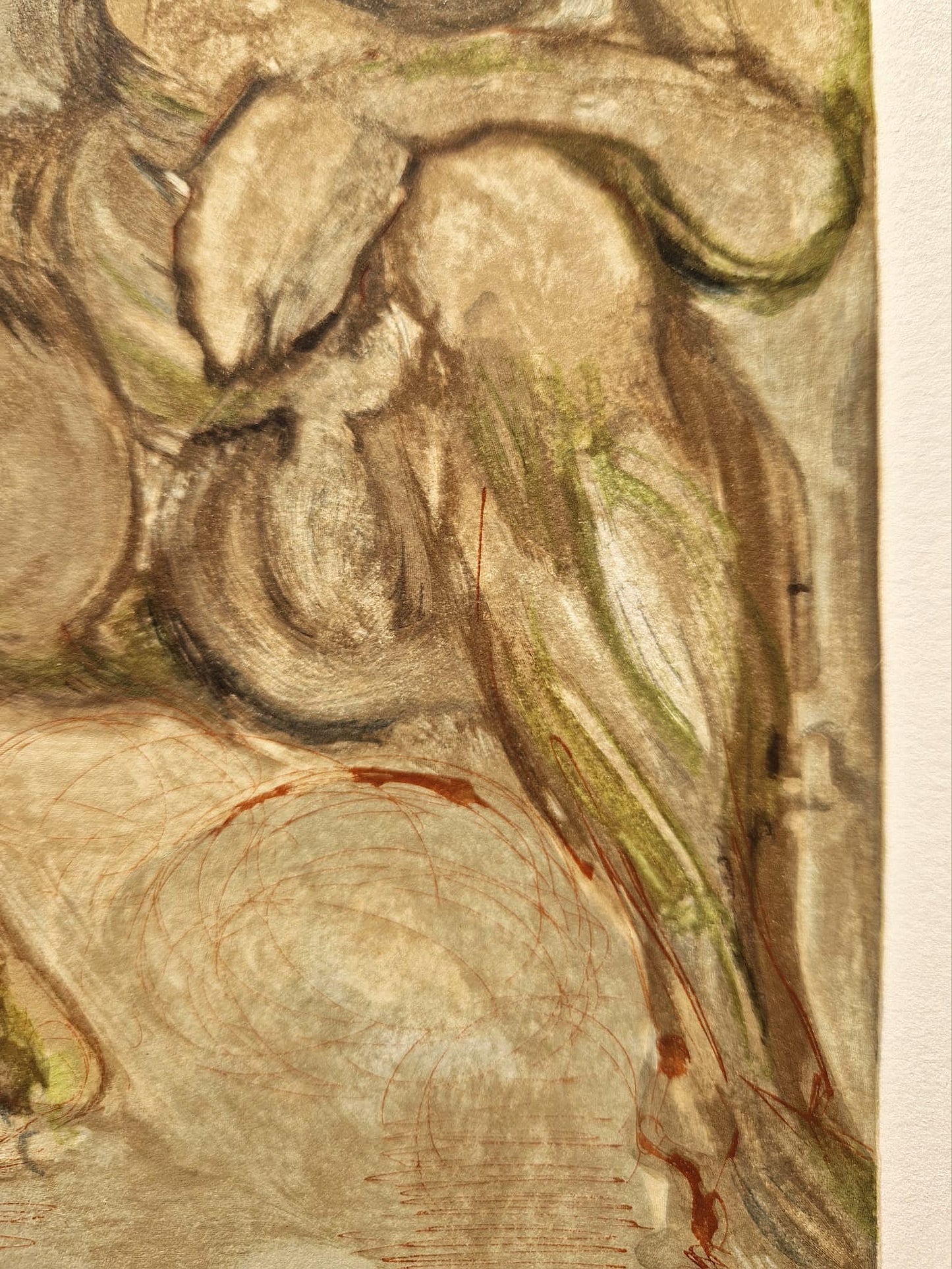 SALVADOR DALI - Anjel milosrdenstva (Dante - Božská komédia) (Bez rámu) Drevoryt