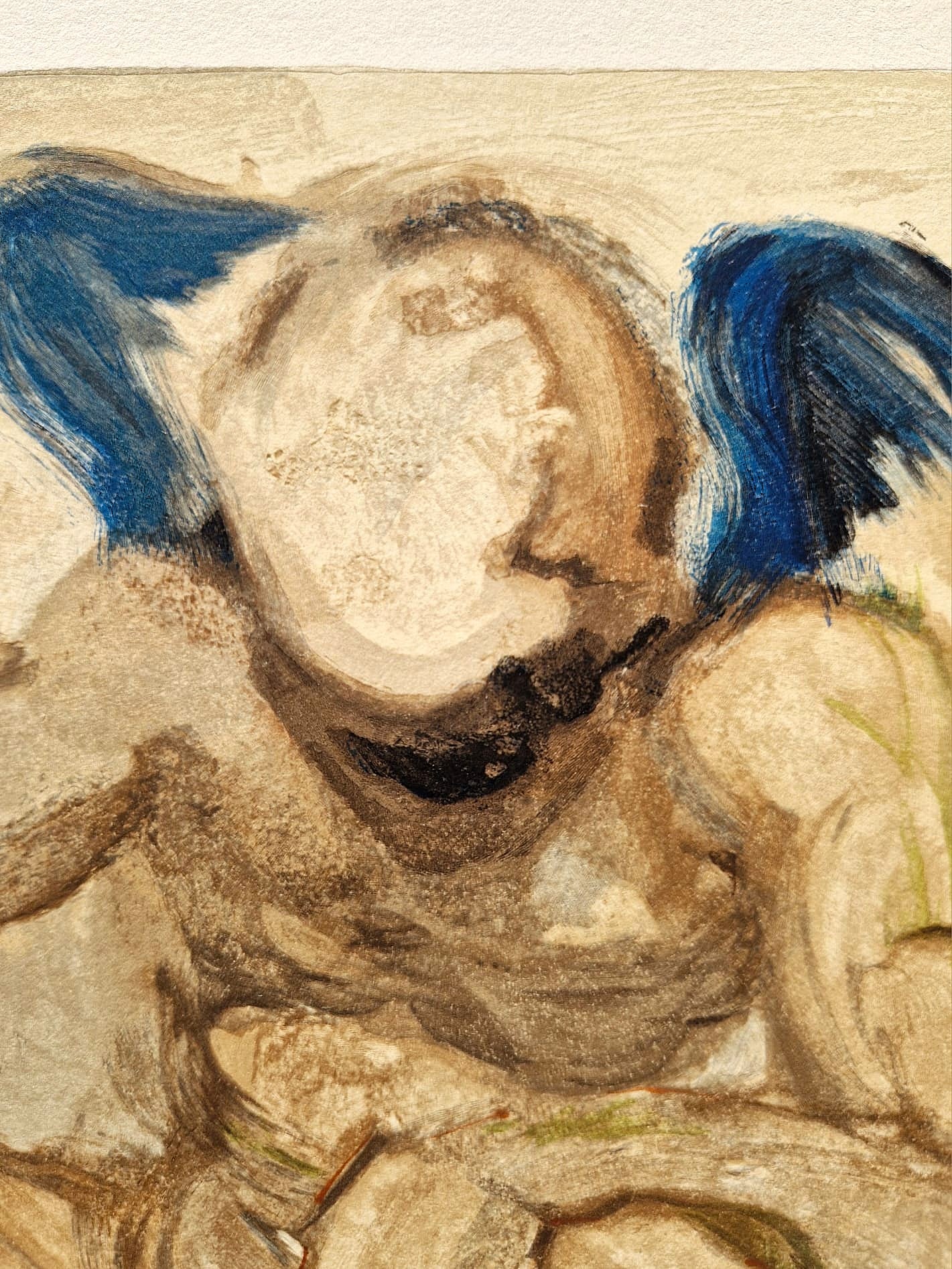 SALVADOR DALI - Anjel milosrdenstva (Dante - Božská komédia) (Bez rámu) Drevoryt