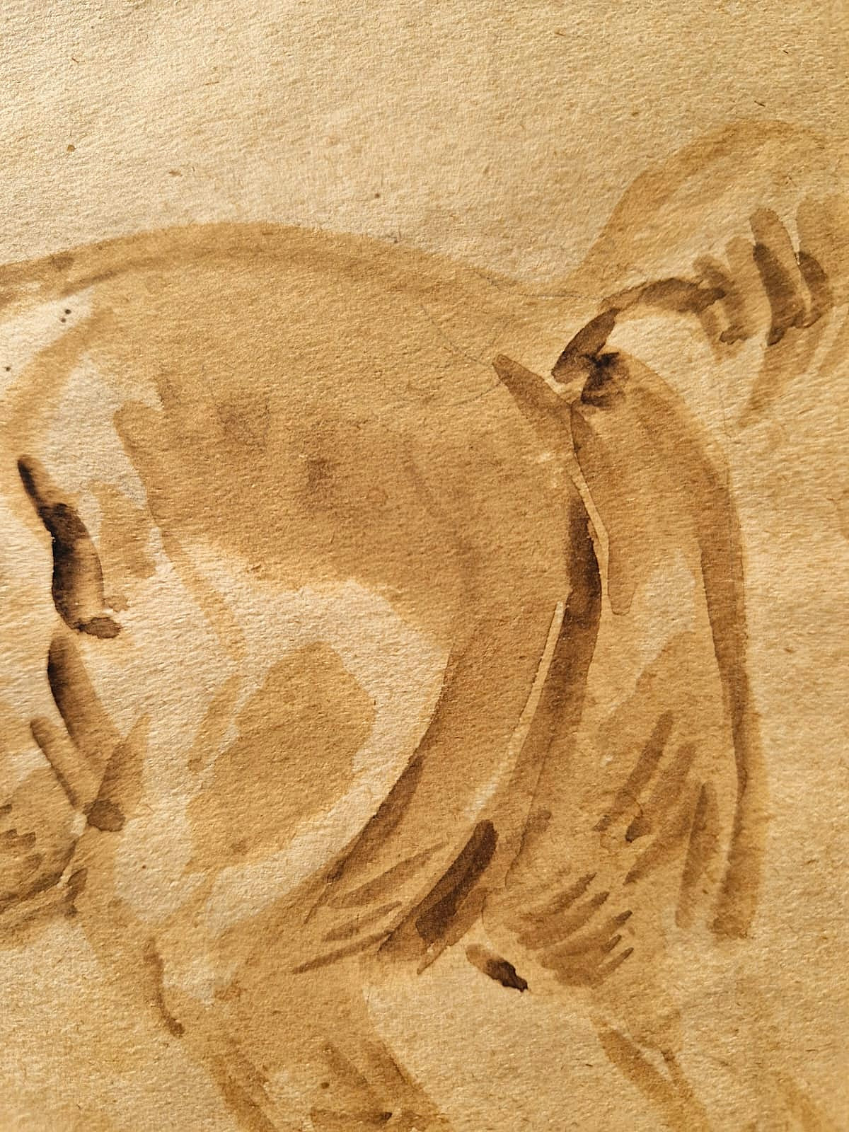 Karol Kossak - Trotting Horse (UNIQUE - Watercolor) (Unframed)