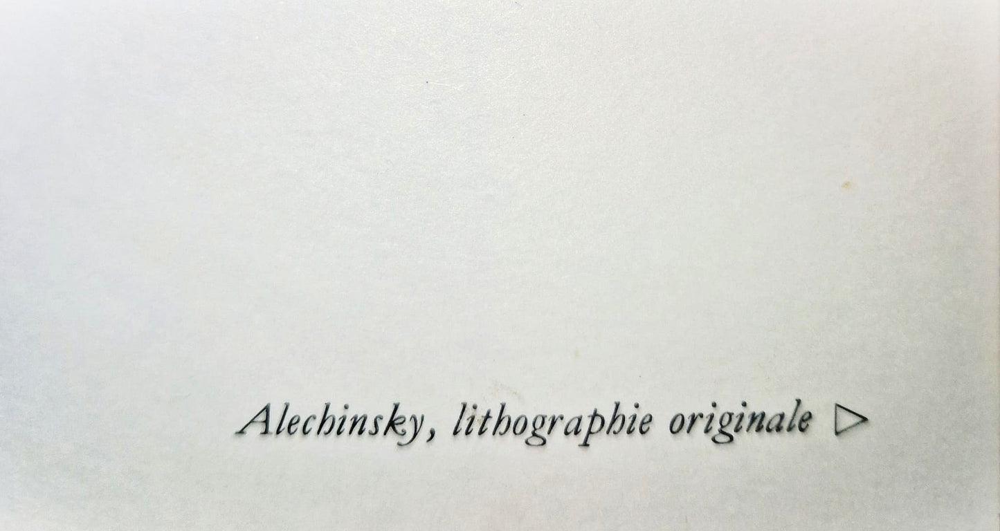 PIERRE ALECHINSKY – Quatre arrondissements (Nezarámované), Litografia