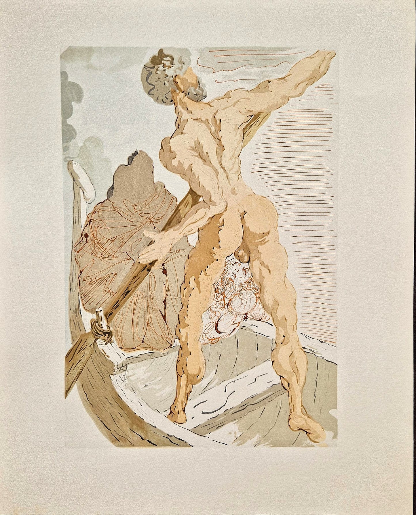 SALVADOR DALI - Charon (Dante - Divine Comedy) (Unframed)