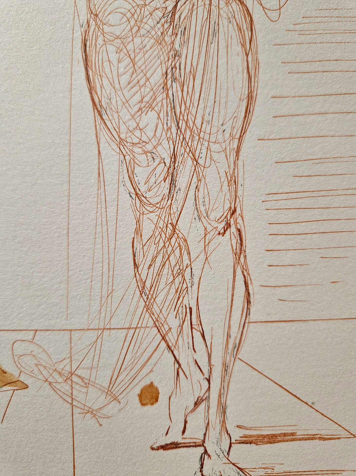 SALVADOR DALI - Virgil Comforts Dante (Dante - Divine Comedy) (Unframed)