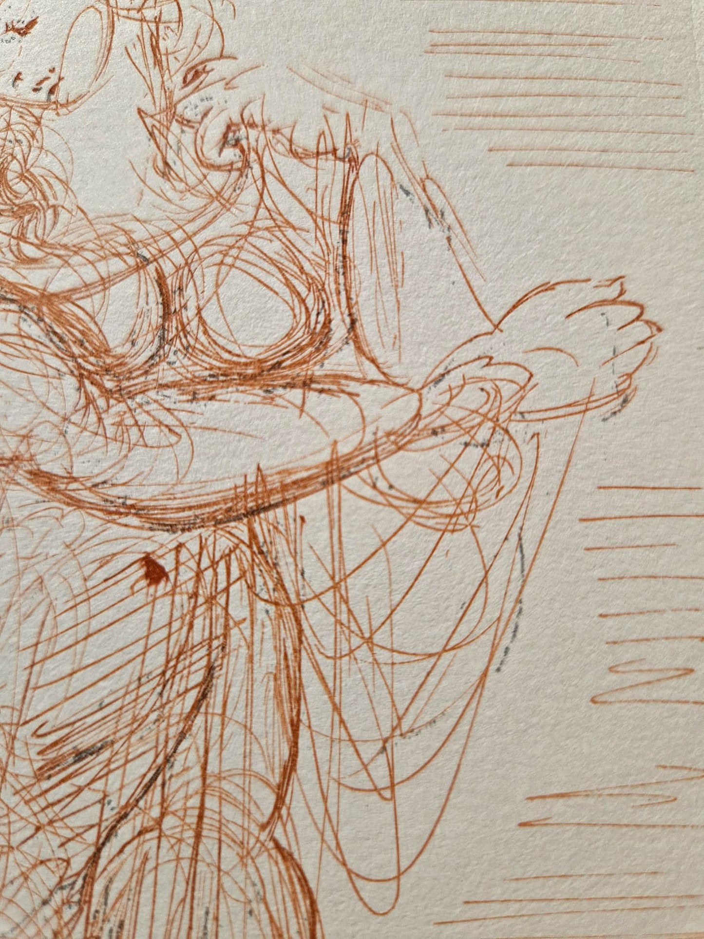 SALVADOR DALI - Virgil Comforts Dante (Dante - Divine Comedy) (Unframed)